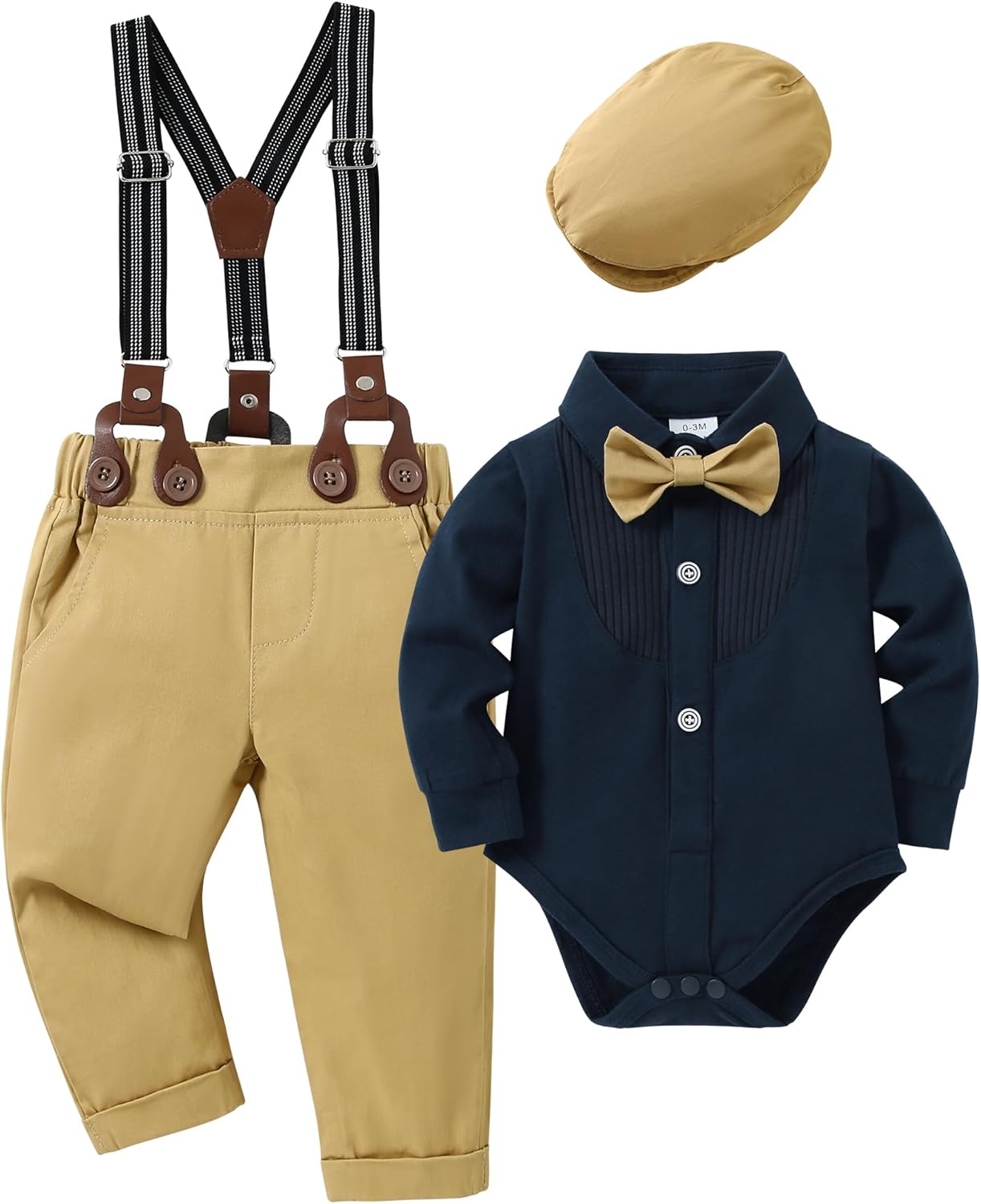 YUEMION Baby Boy Wedding Tuxedo Set