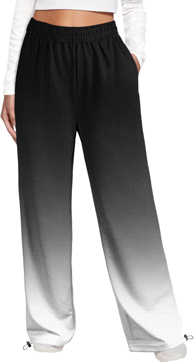 High-Waisted Baggy Workout Joggers for Women