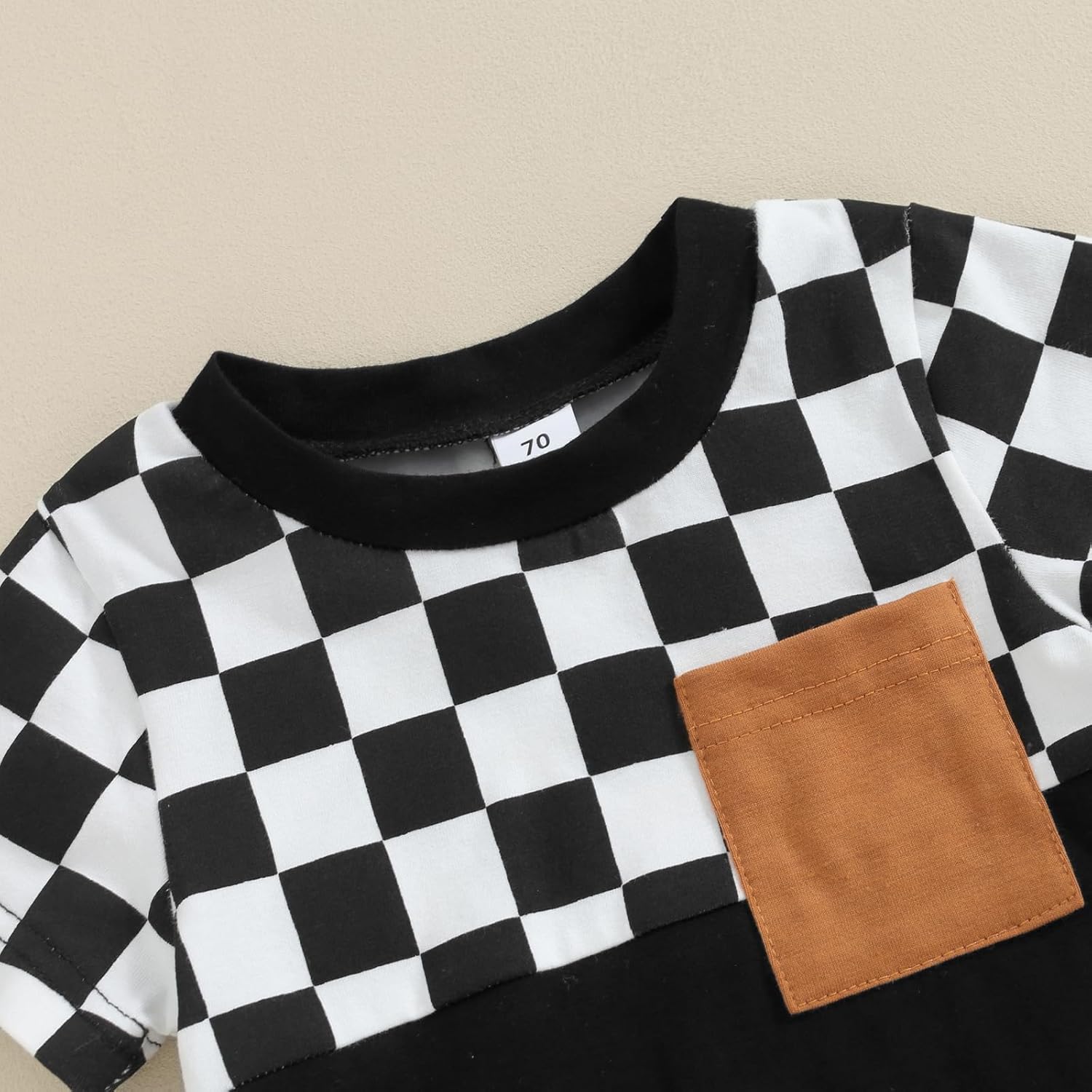 Karesoull Toddler Baby Boy Summer Clothes Set Checkered Action
