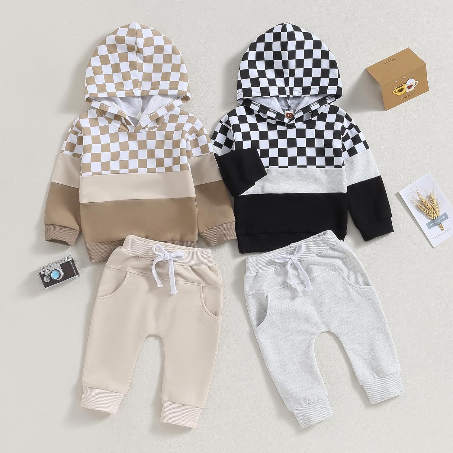 Trendy 2PK Toddler Boys Outfit - Fall Unique Design
