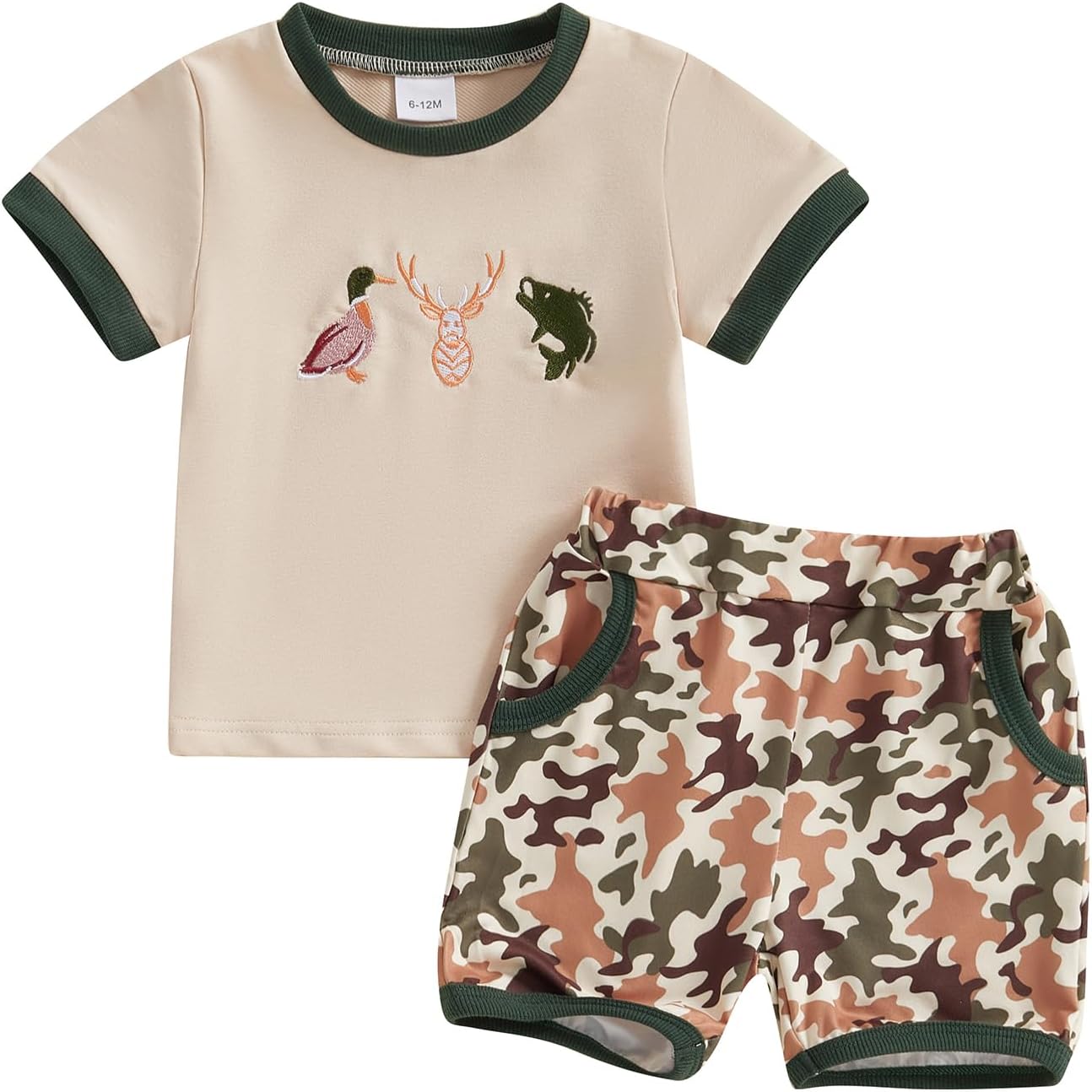 Ledy Champswiin Baby Boy Summer Clothes Set