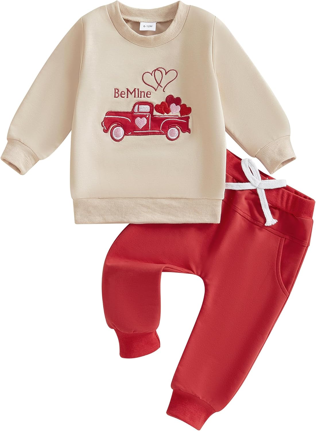 Valentines Toddler Outfit Set