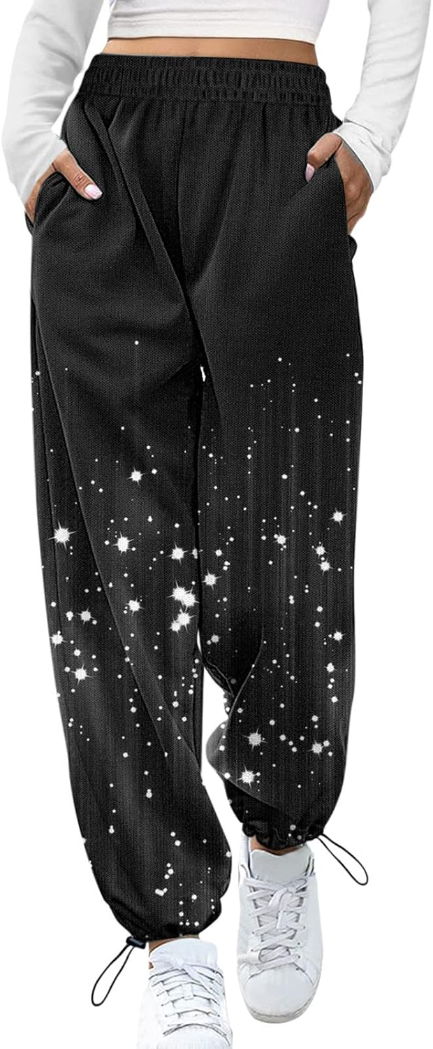 Premium Womens Baggy Cinch Bottom Sweatpants