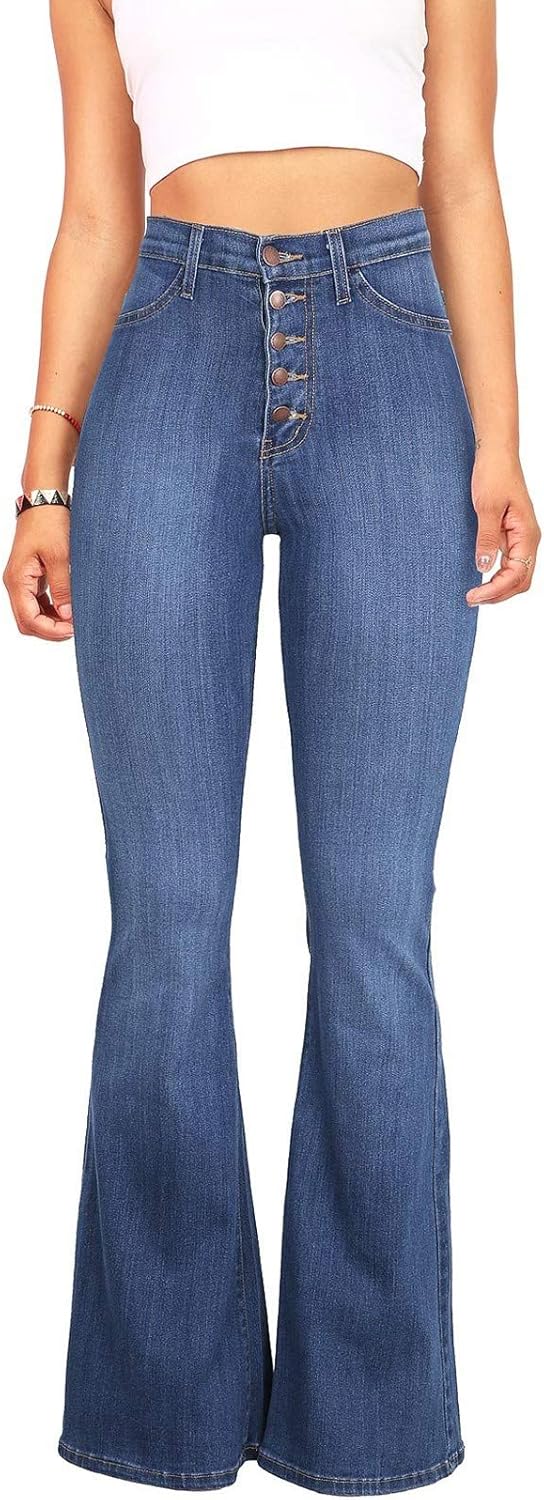 Curvy Slim Fit Bootcut Denim Pants