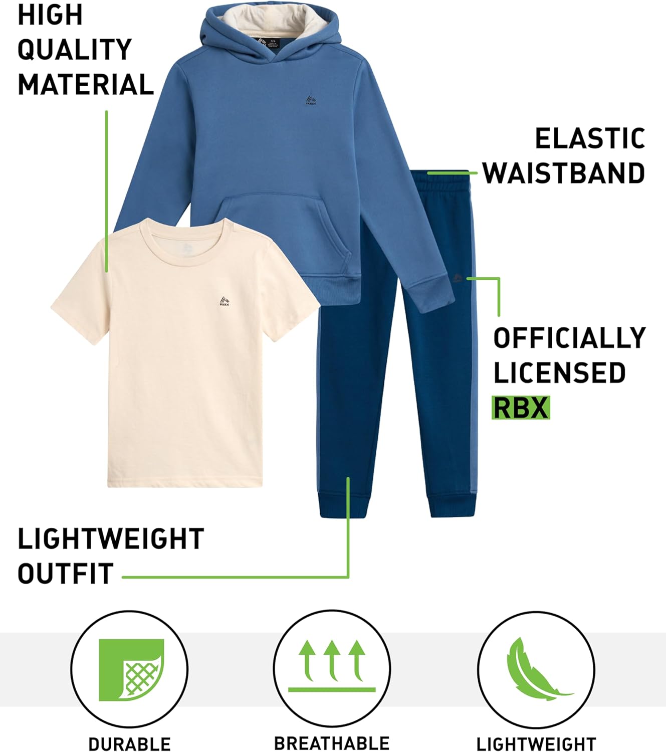 RBX Design - Boys Fleece Jogger Set