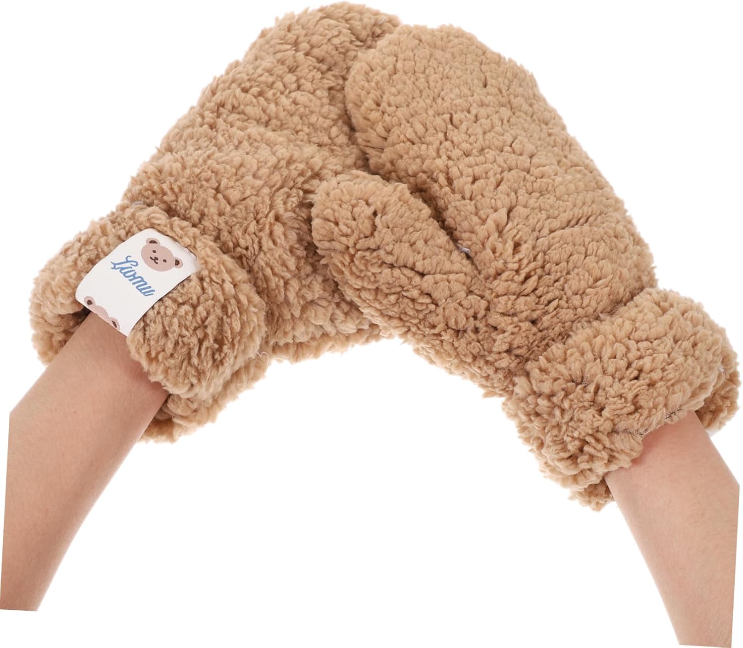 Knitted Cartoon Furry LongWinter Gloves