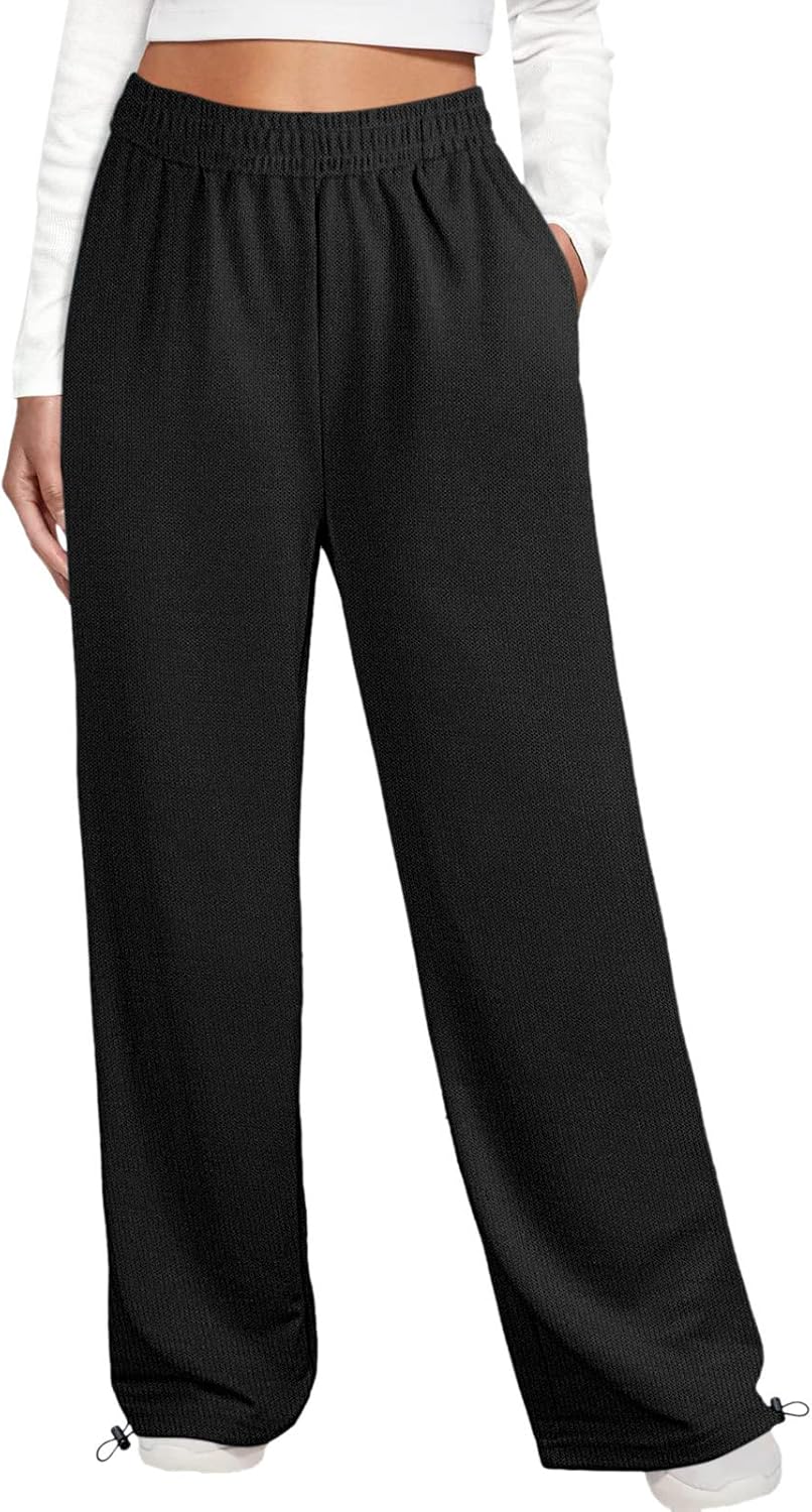 High-Waisted Pockets Athletic Joggers for Women