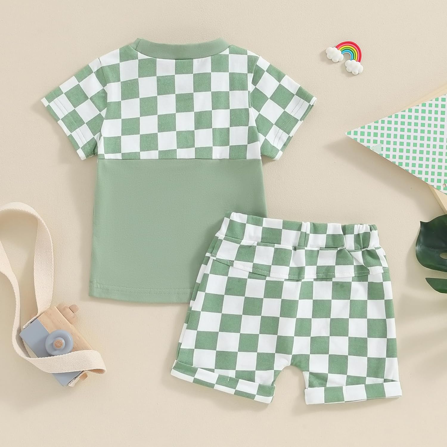 Engofs Summer Boys T-Shirt and Shorts Set