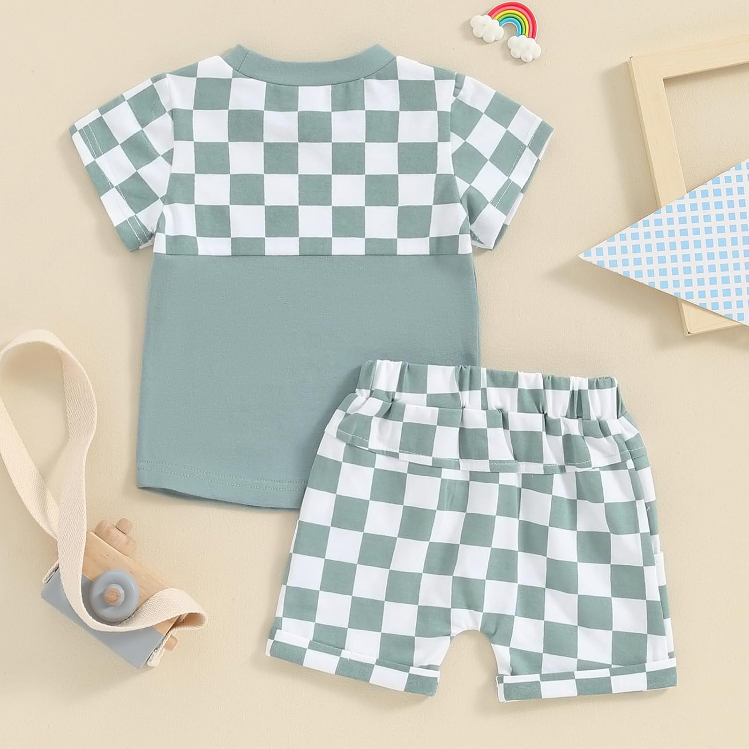 Amnnchya 4th of July Toddler Outfit Set