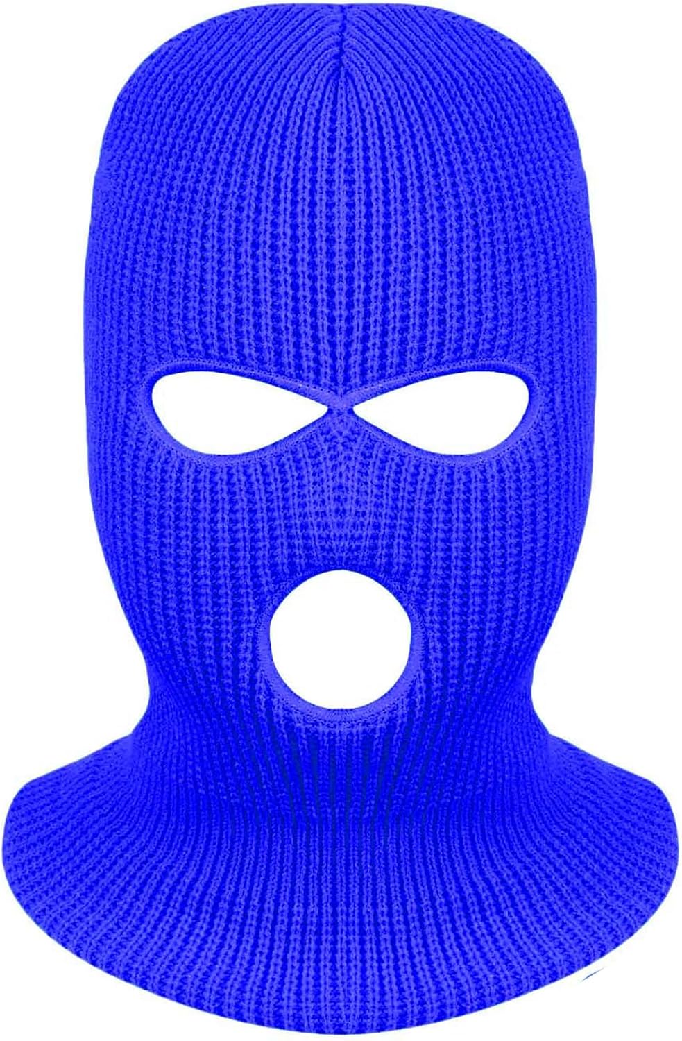 3-Hole Ski Mask Winter Balaclava Cap Knitted Face Cover for Women