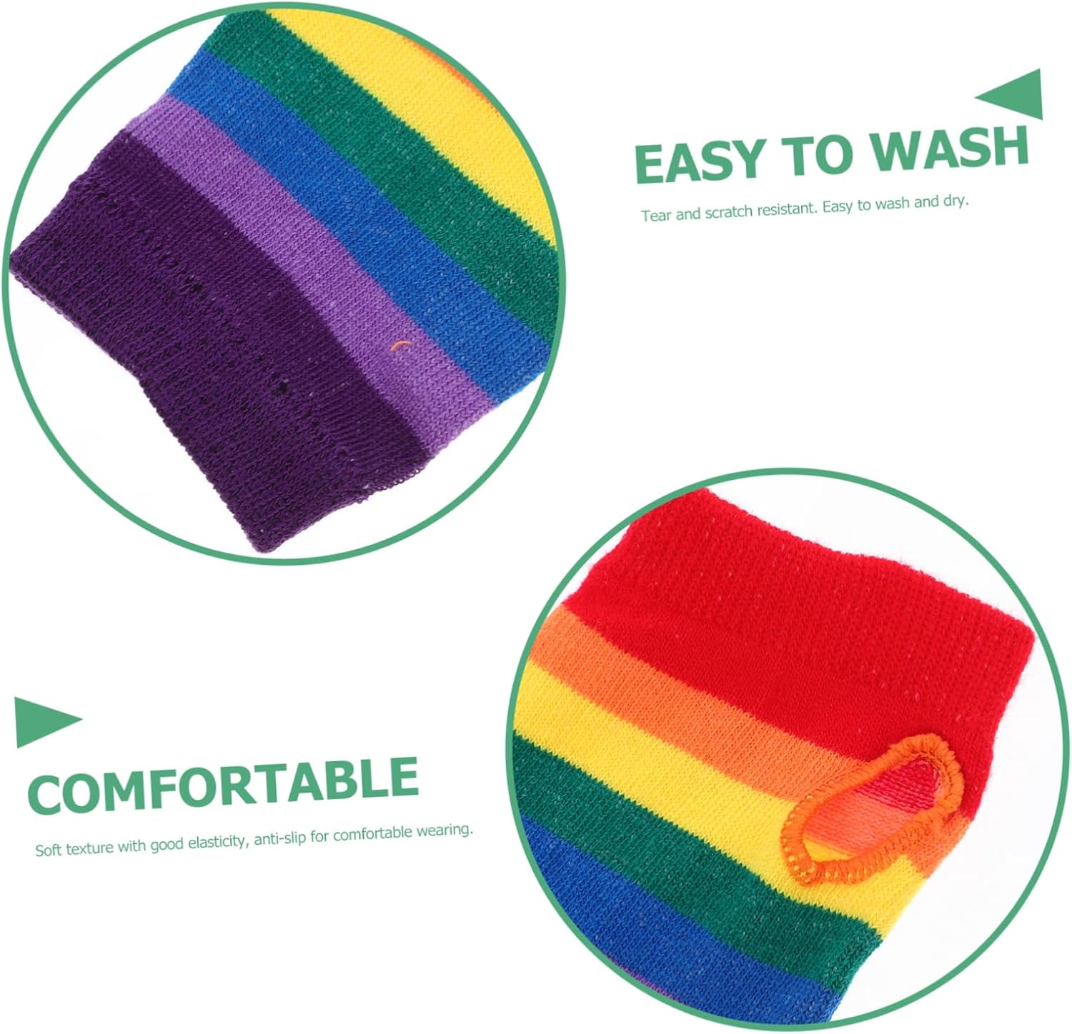 Warm Stylish Holibanna Womens Purple Rainbow Gloves