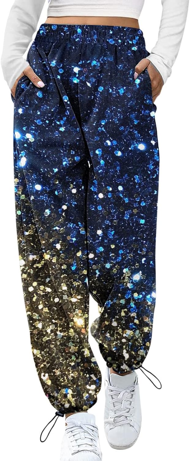 SDBRLD Womens High Waisted Jogger Sweatpants