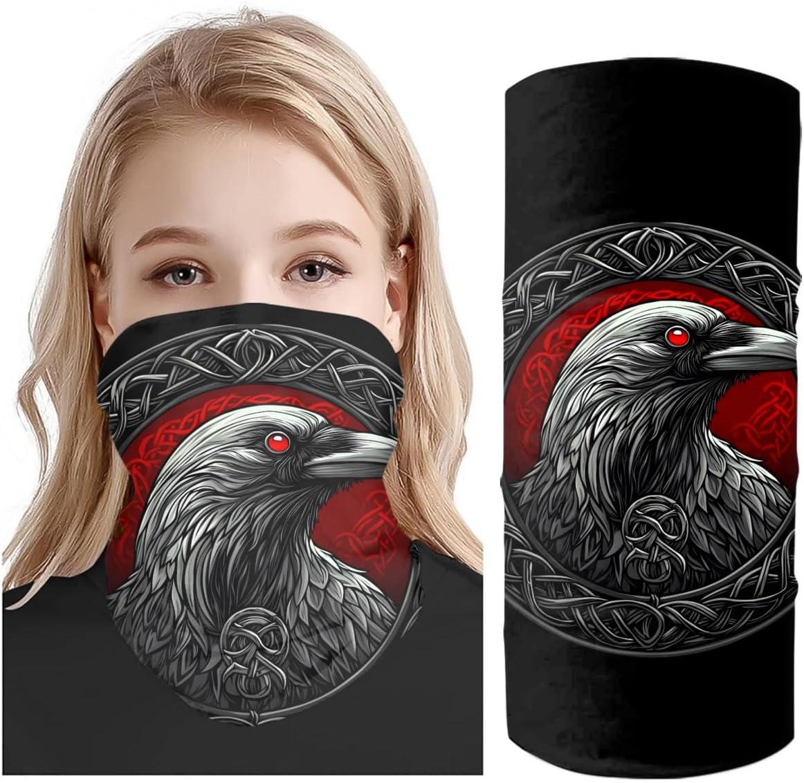 ENLACHIC 3D Viking Totem Balaclava Bandana
