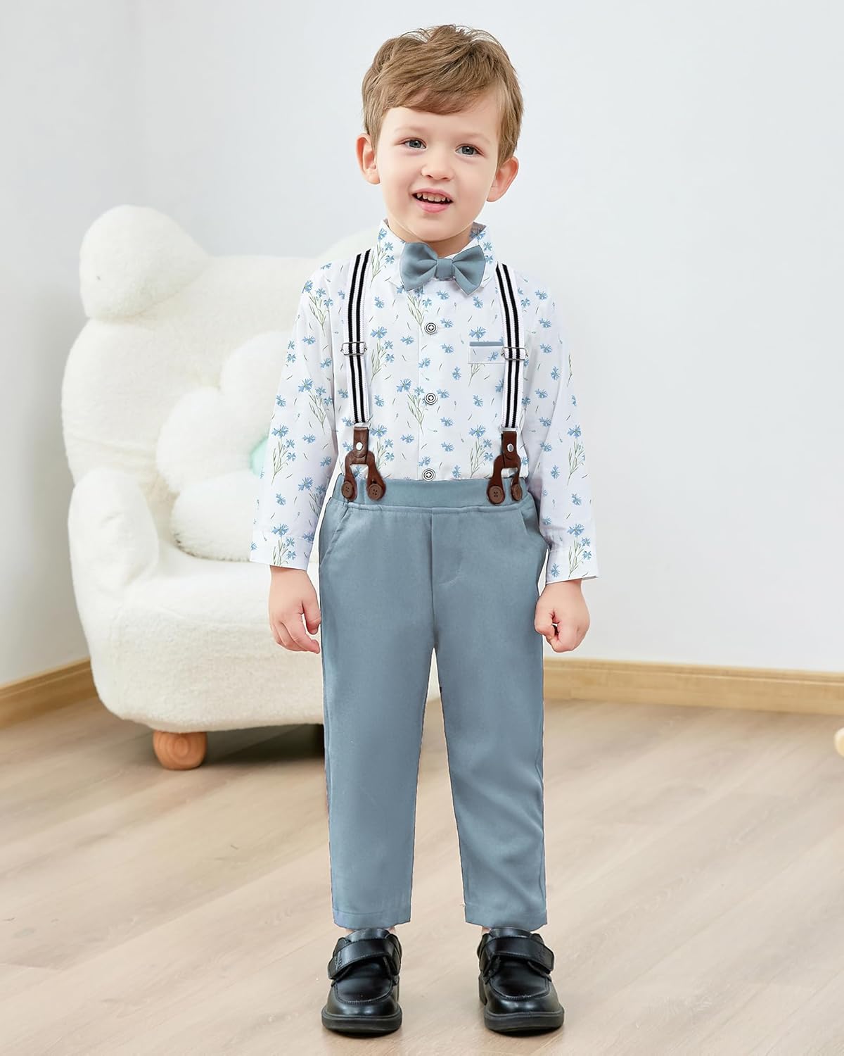 ZOEREA Boys Tuxedo Set - 1-5T Wedding Attire