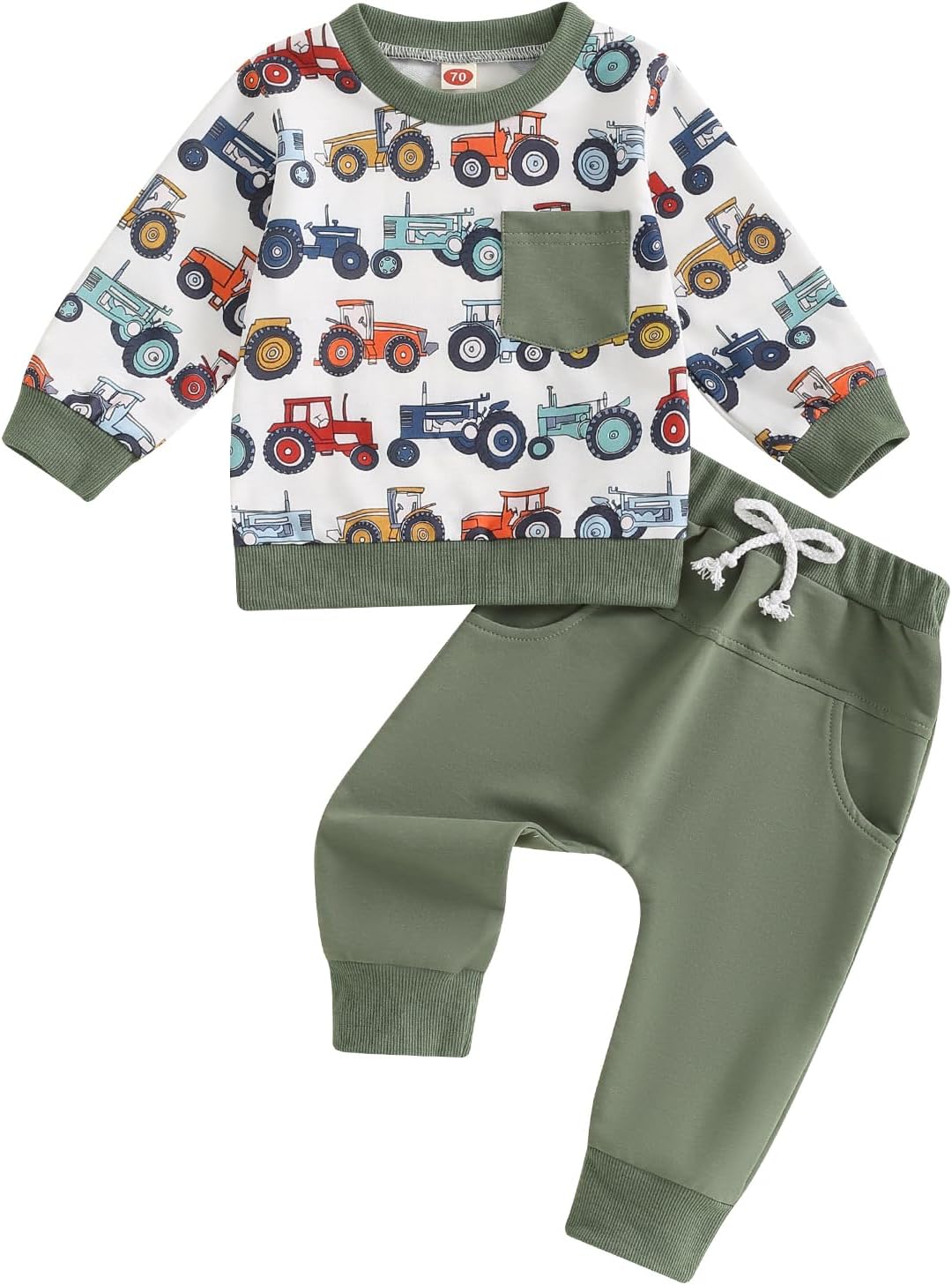 COORALOO Baby Boys Farm Tractor Set