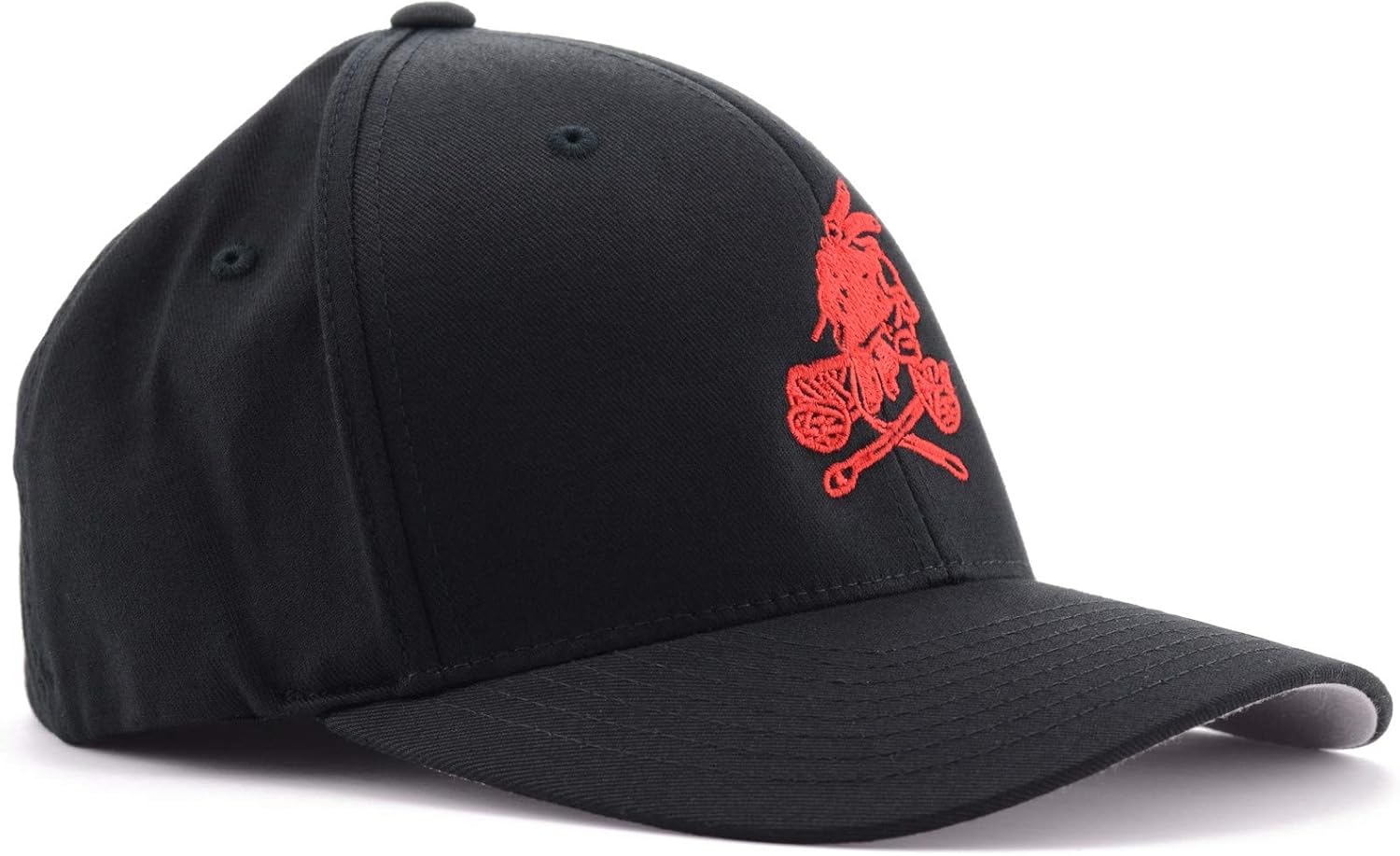 Red Squadron Indian Embroidered Flexfit Hat