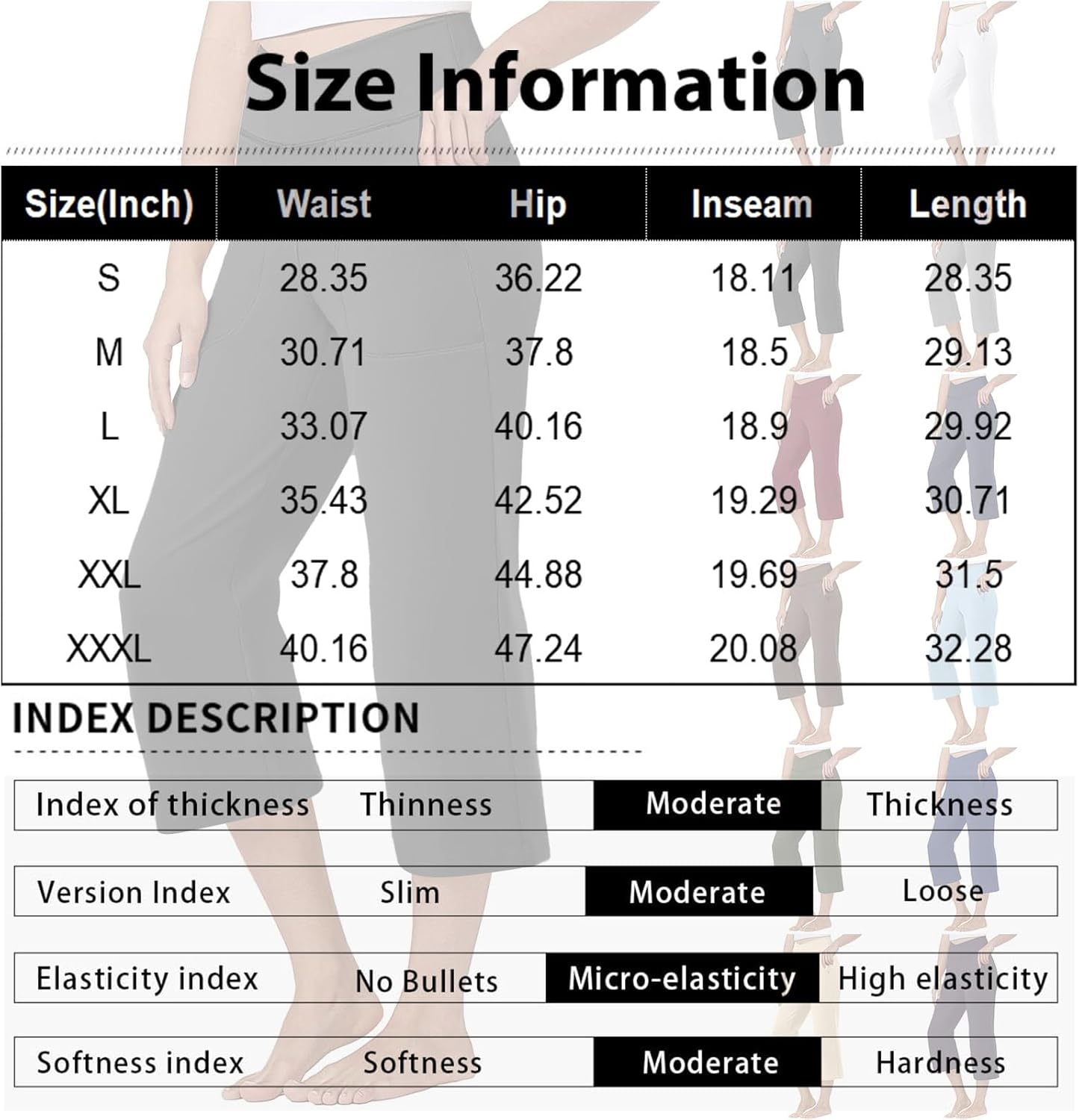 Stylish Compression Pants for Women Multi-Use Activewear with Elastic Waist
