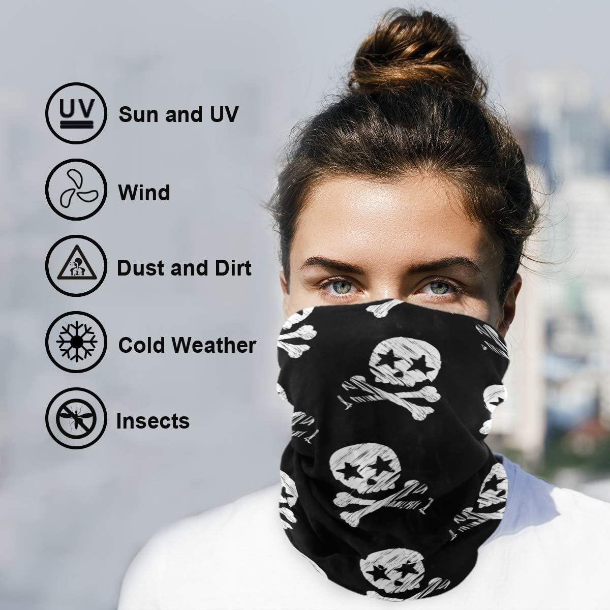 Balaclava Face Bandana Mask for Men Women Boys Girls with UV Protection