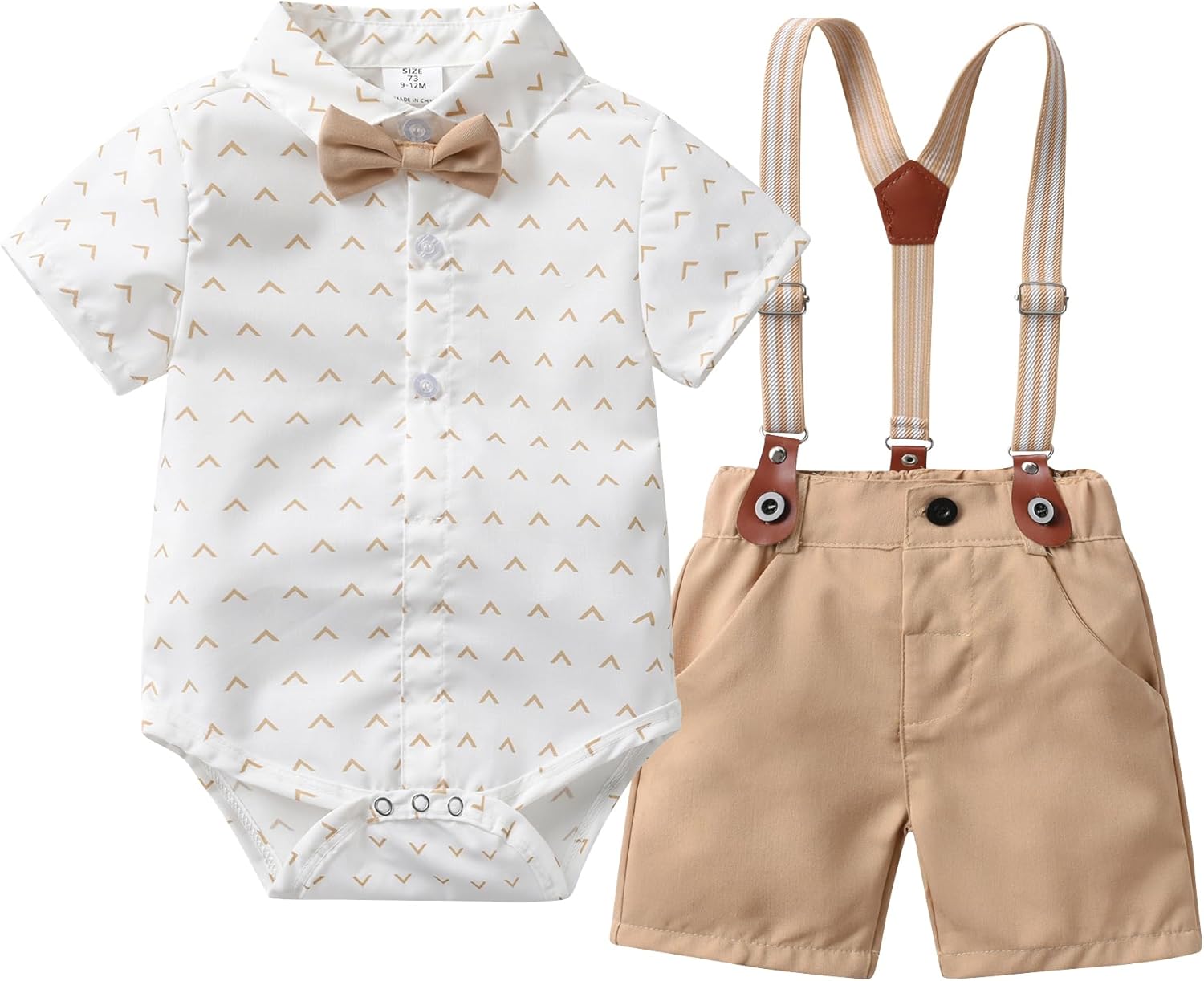 Boarnseorl Baby Boys Gentleman Shorts Set