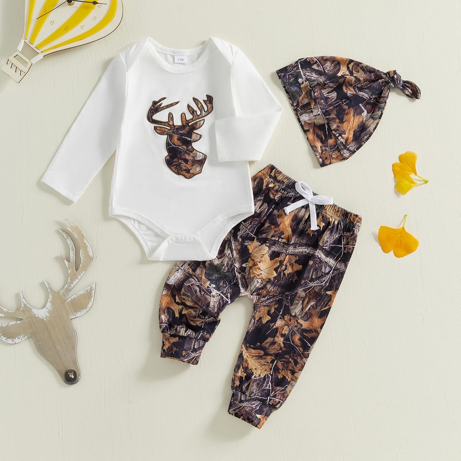 Hunting Outfit for Little Men Soft Camouflage and Fashionable Set