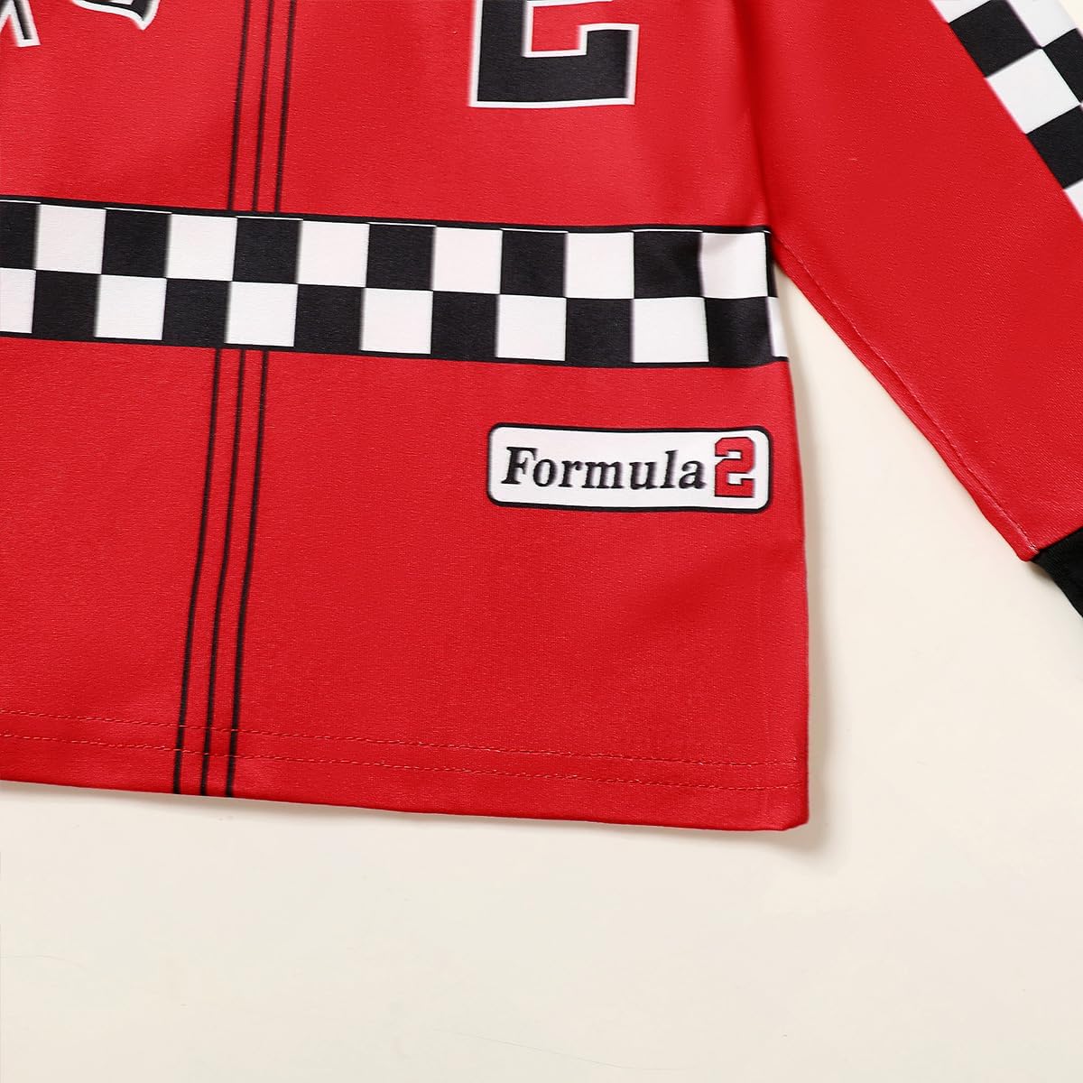 Hapidoos Baby Boy 2nd Birthday Race Car Driver Outfit Fun Toddlers Party Gear