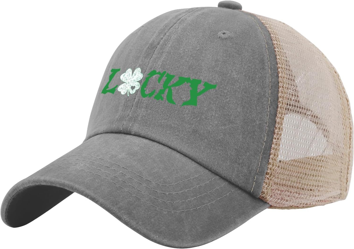 Lucky St Patricks Day Trucker Hat for WomenFestive and Fashionable Gift