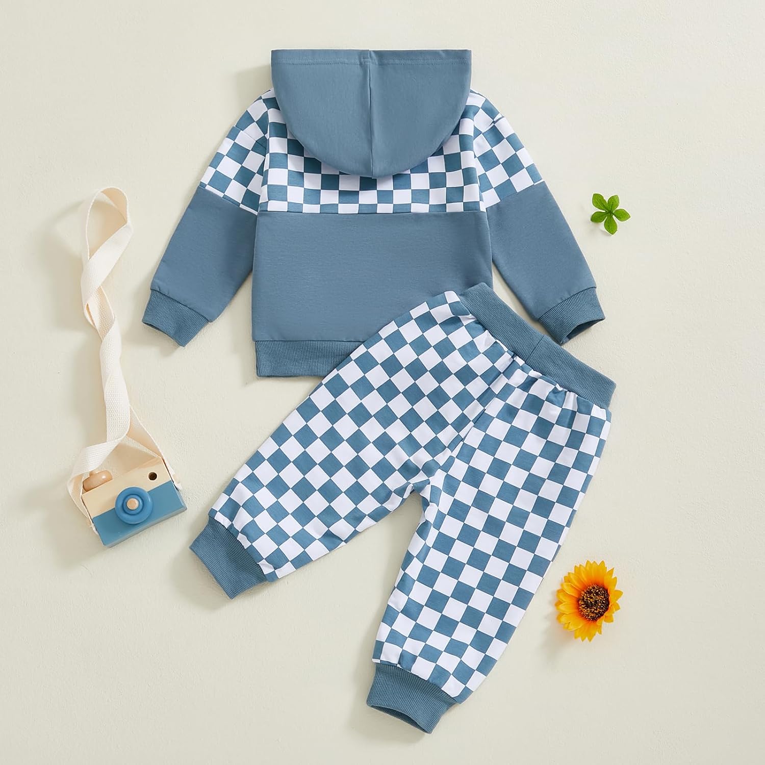 Custum toddler boys fall winter hoodie sweatshirt set
