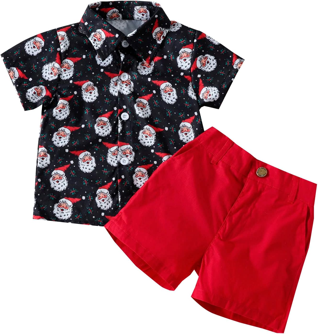 Little Christmas Santa T-Shirt for Toddlers