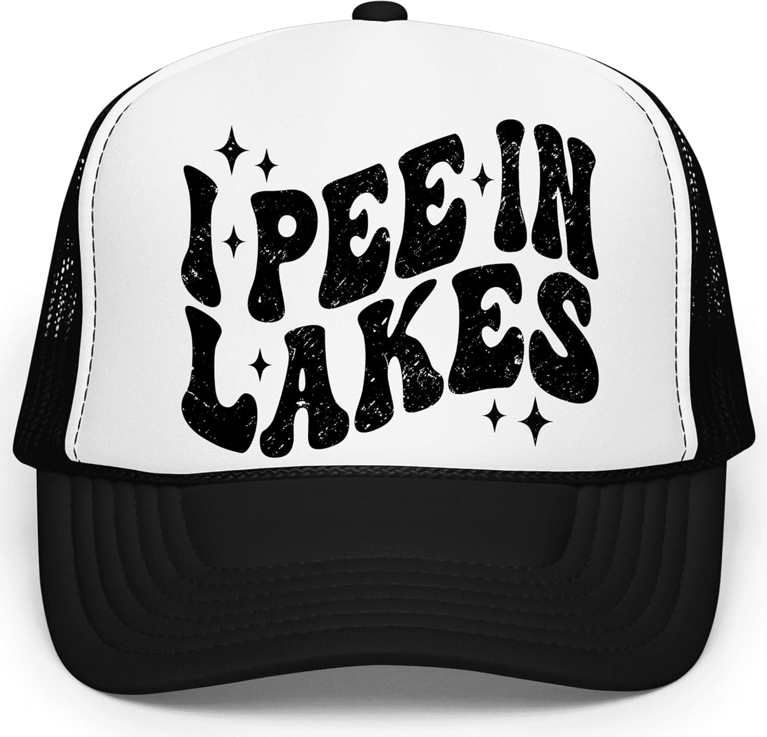 Olive Loves Apple - I Pee in Lakes Funny Truckers Hats