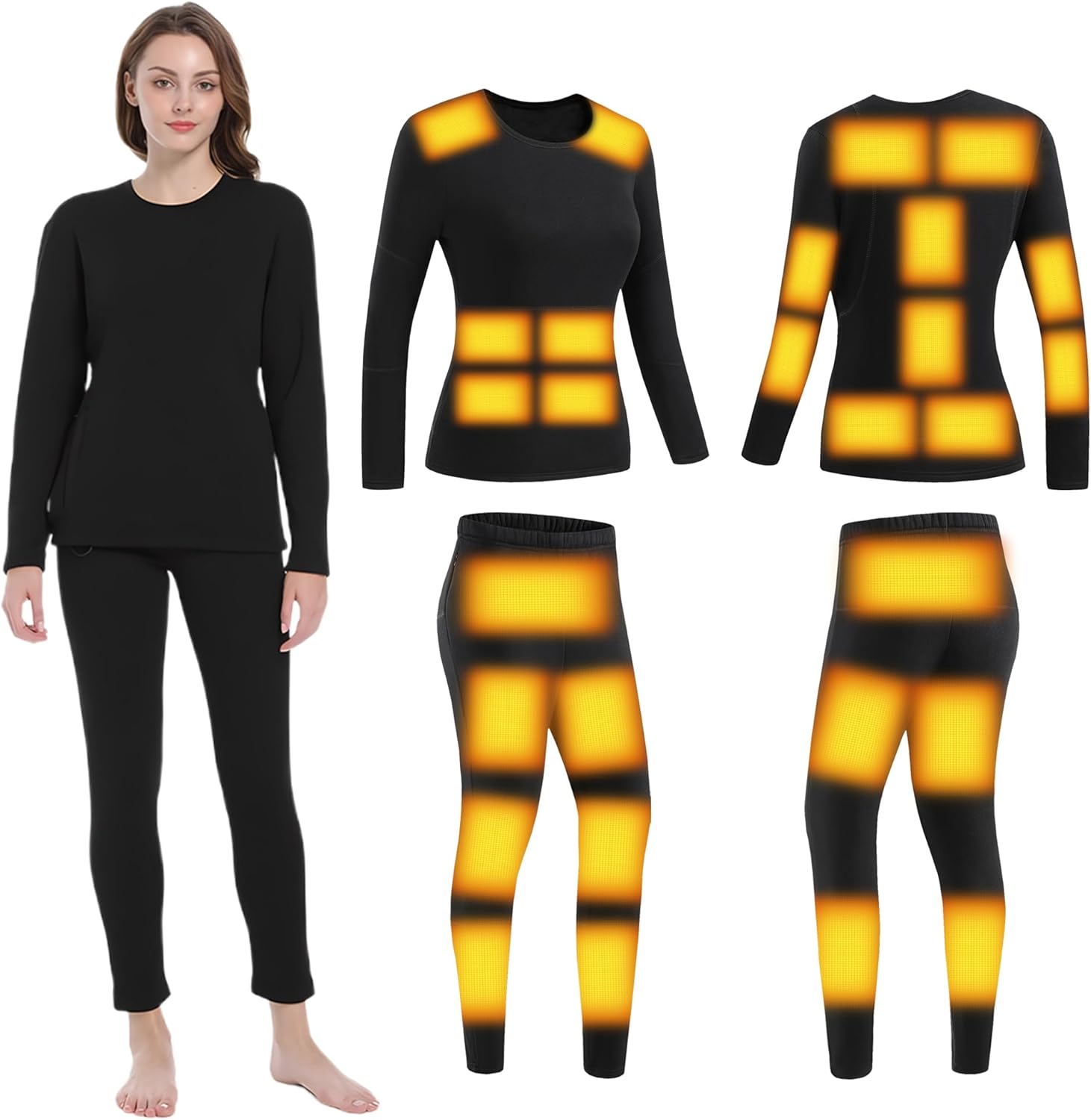 Essential Heating Thermal Underwear for Women Warm Comfortable Heating Collection