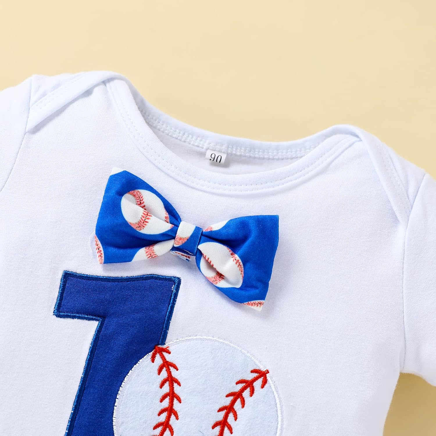 GRNSHTS Baby Boy Funny 1st Birthday Clothes - Bow Tie Romper Set