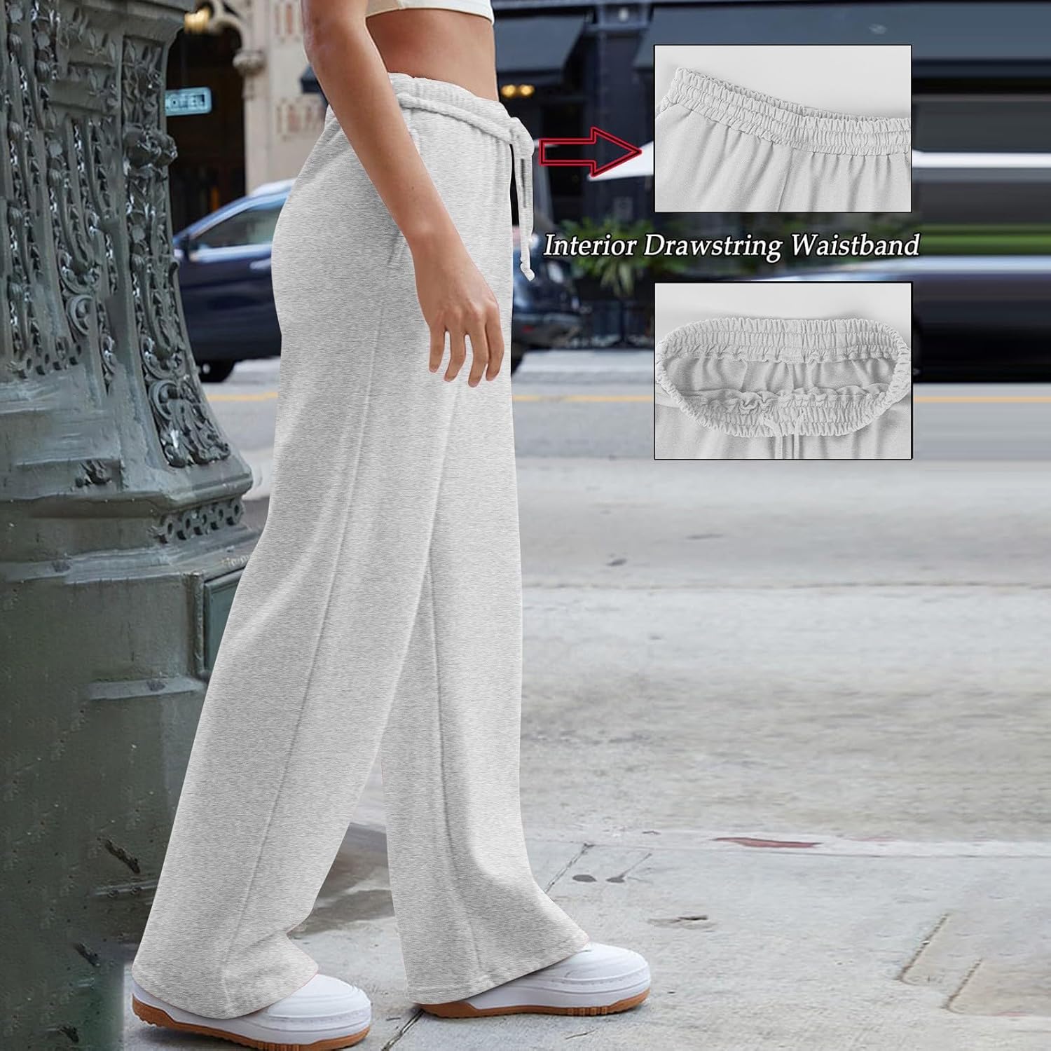 Wide Leg Workout Sweatpants Women