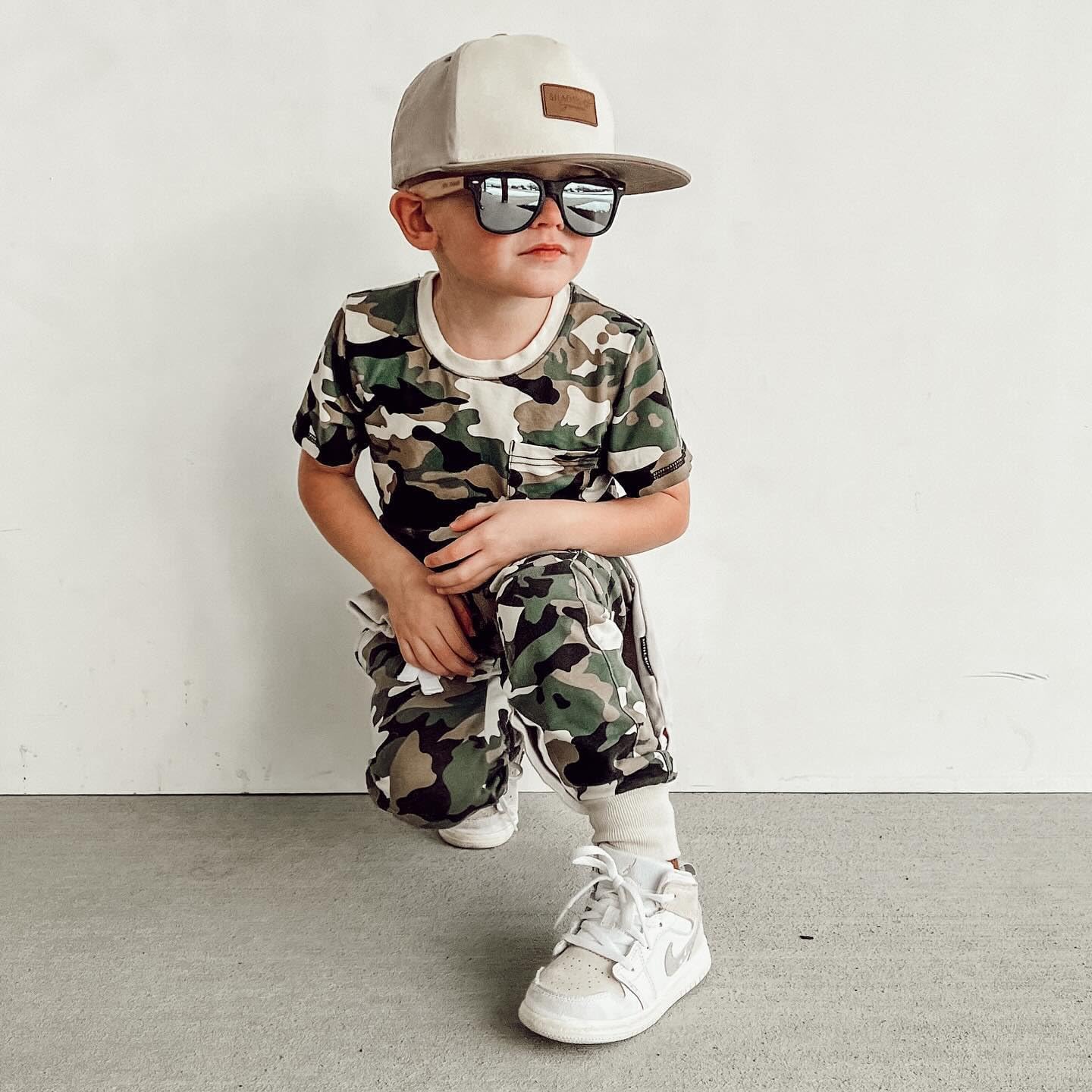 Ledy Champswiin Baby Boy Camouflage Outfit - Lightweight Stretchy