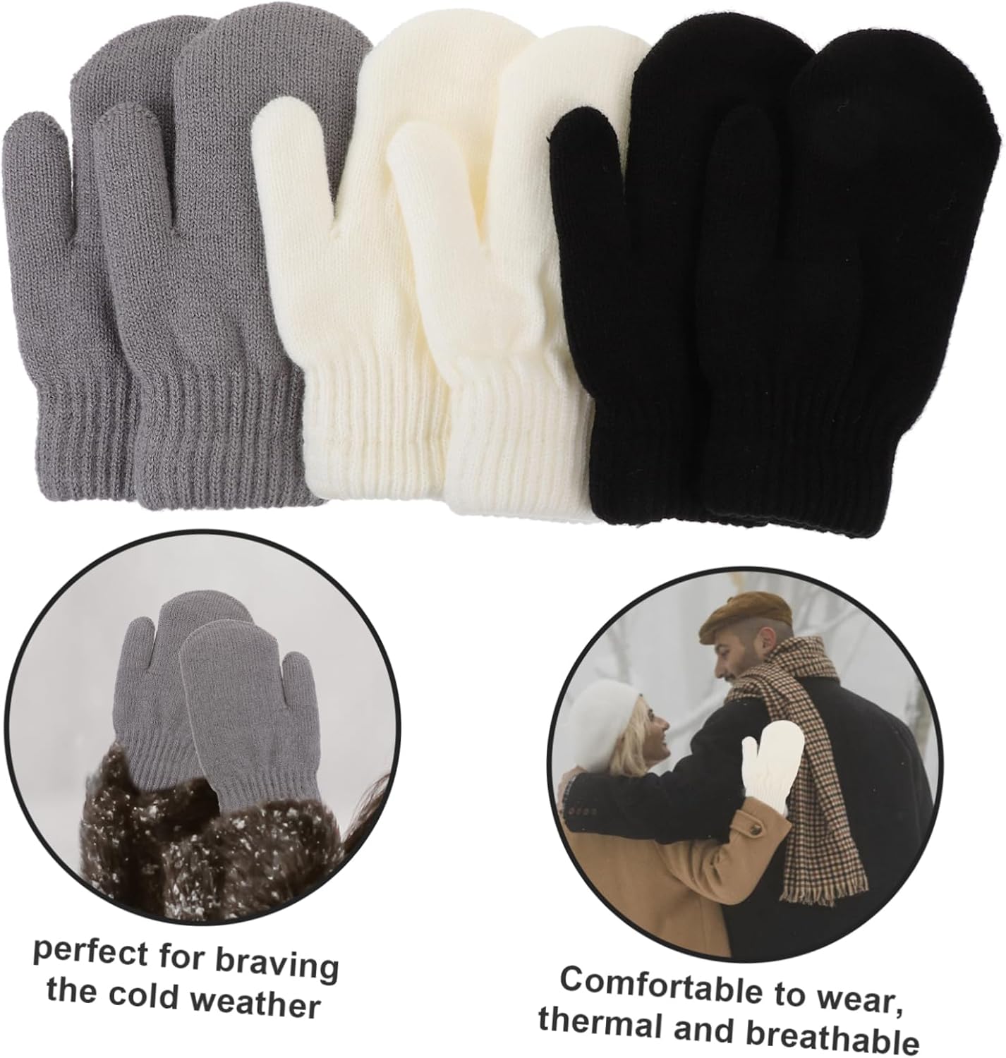 Warm and Fuzzy Winter Gloves for Women