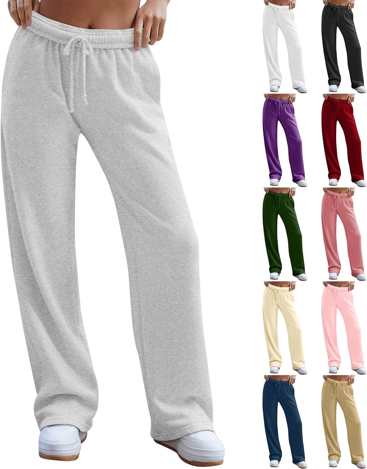 Wide Leg Workout Sweatpants Women