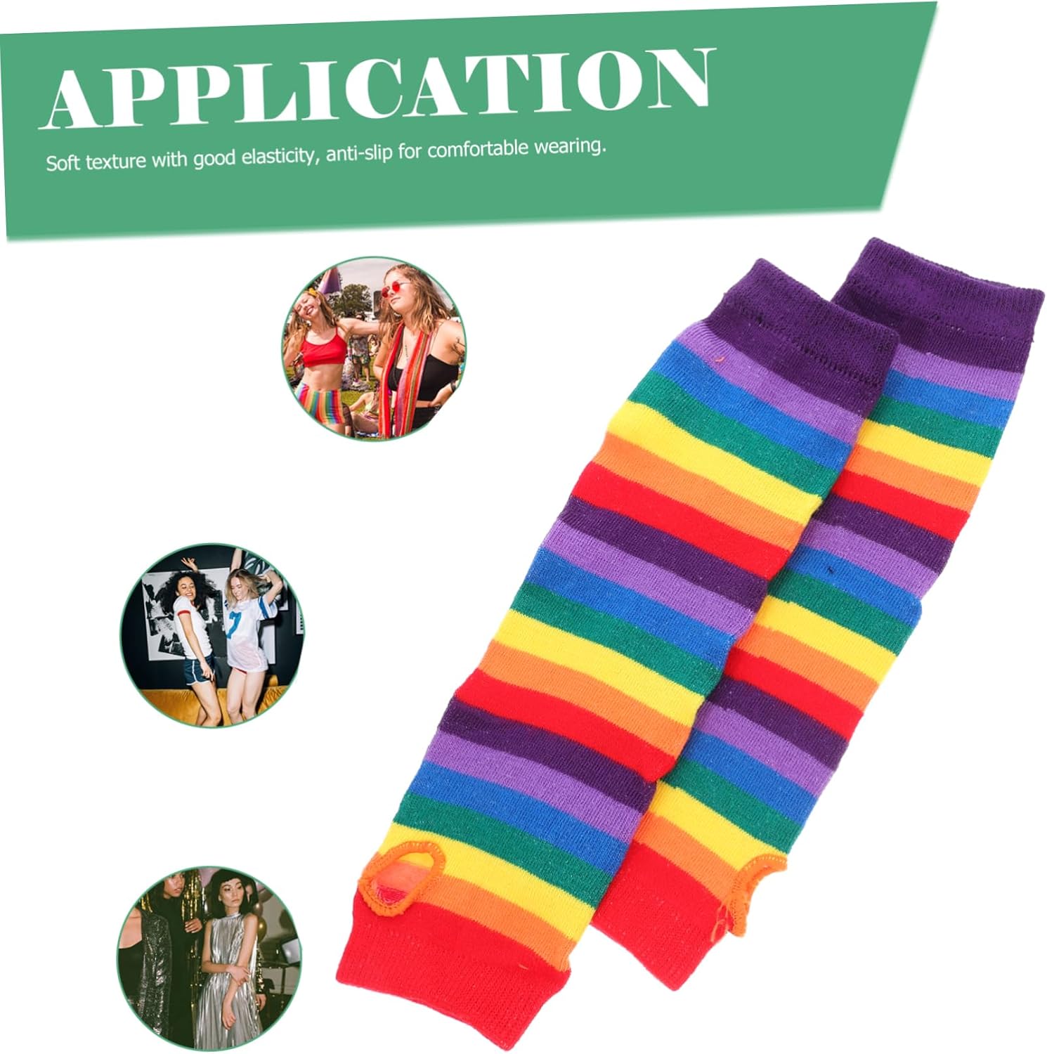 Rainbow Glow Gloves Flash
