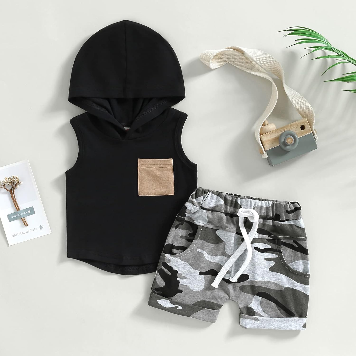 Bamboo Cotton Toddler Boys Short Set
