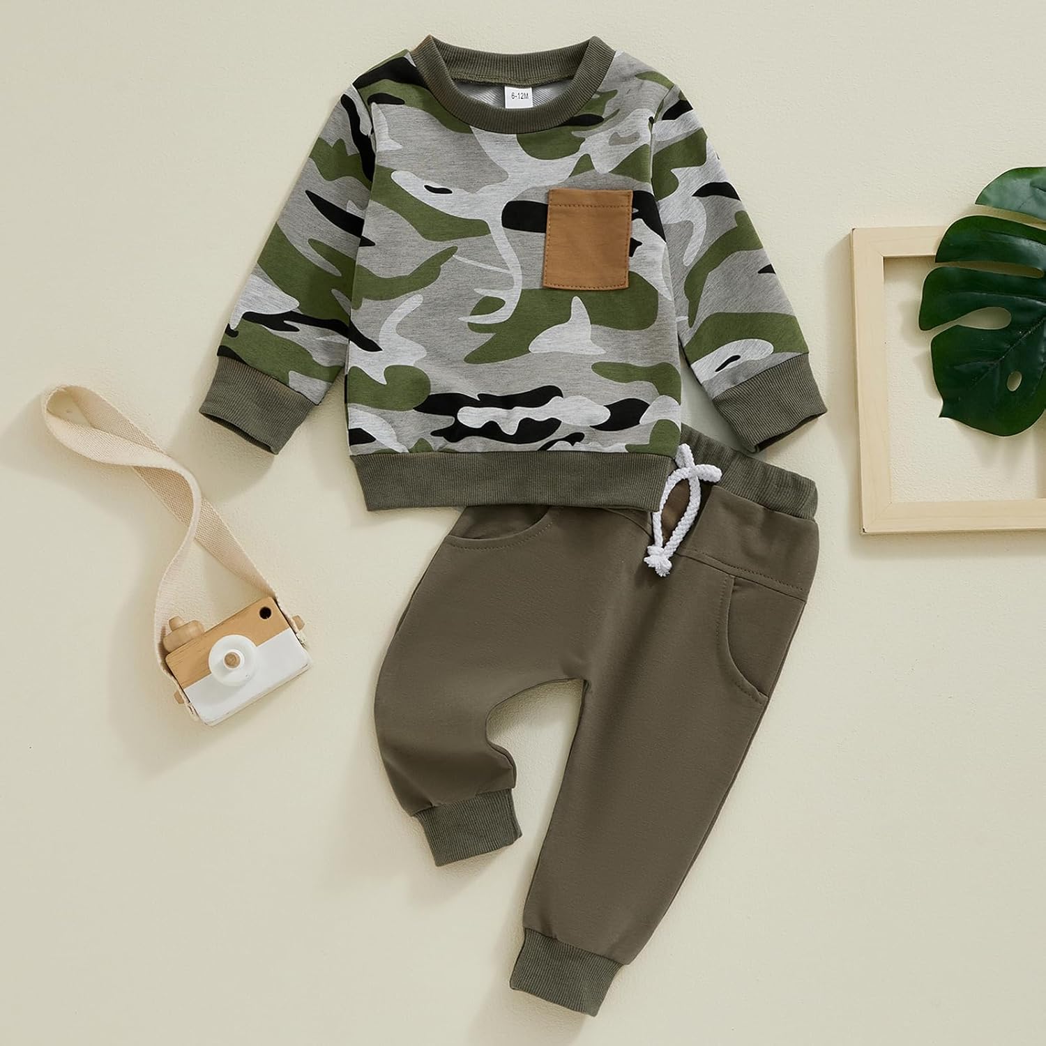 Camouflage Toddler Boys Two Piece Set