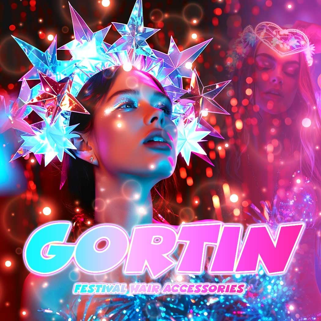 Gortin Glitter Star LED Headband