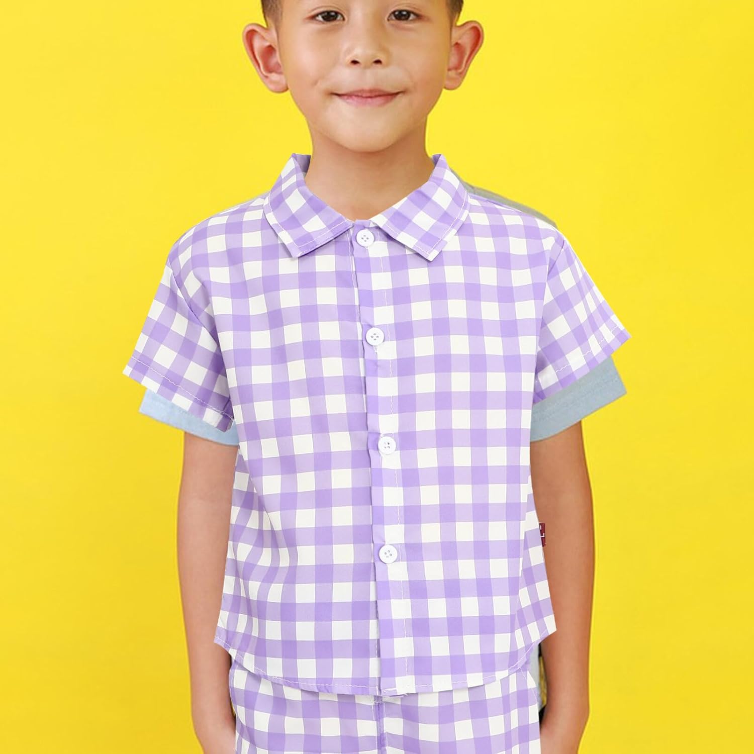 Safe Summer Outfit for Kids Unisex Cotton Suit Set