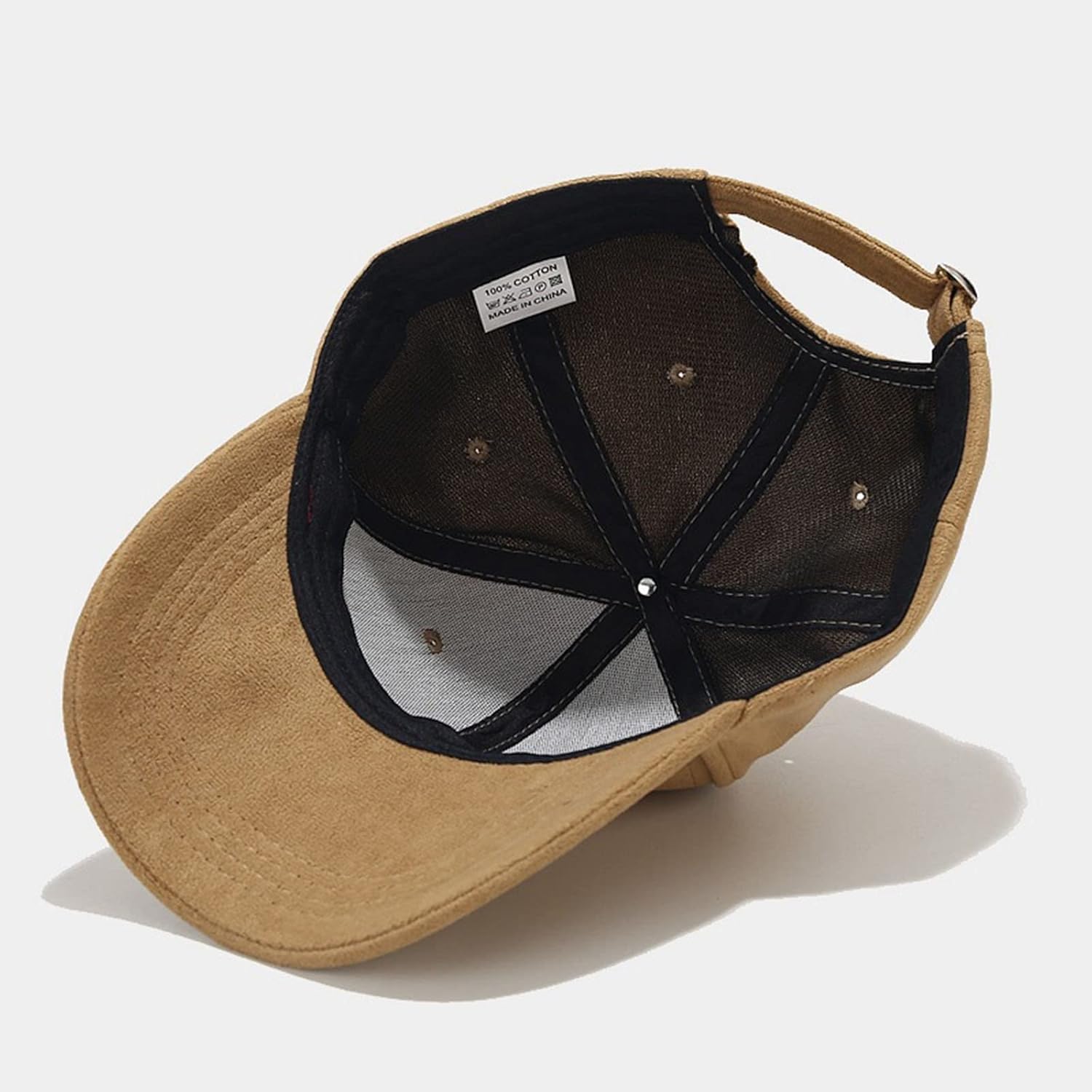 Adjustable Faux Suede Baseball Cap