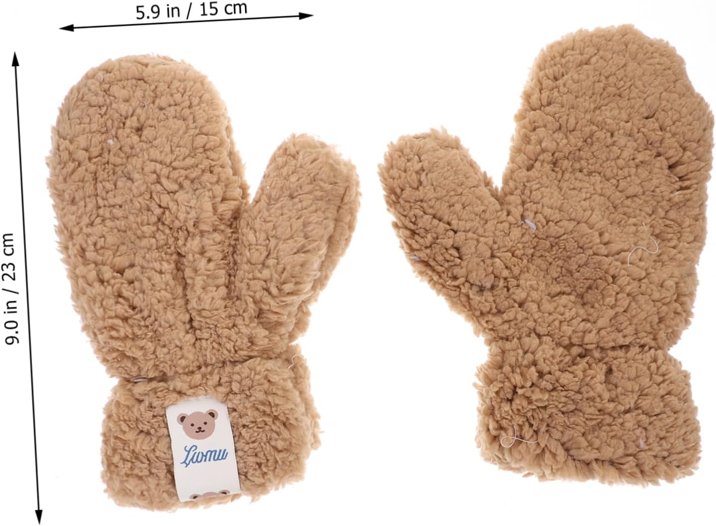BESPORTBLE Knitted Cartoon Gloves for Winter