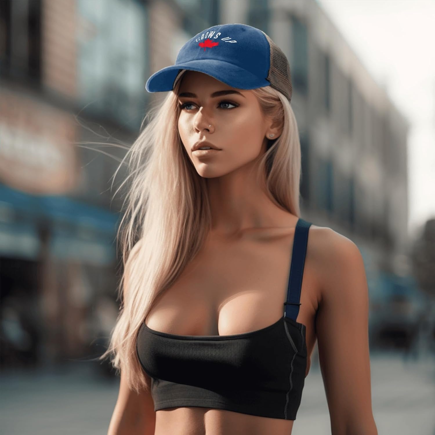 Elbows Up Canada - Hilarious Womens Hat