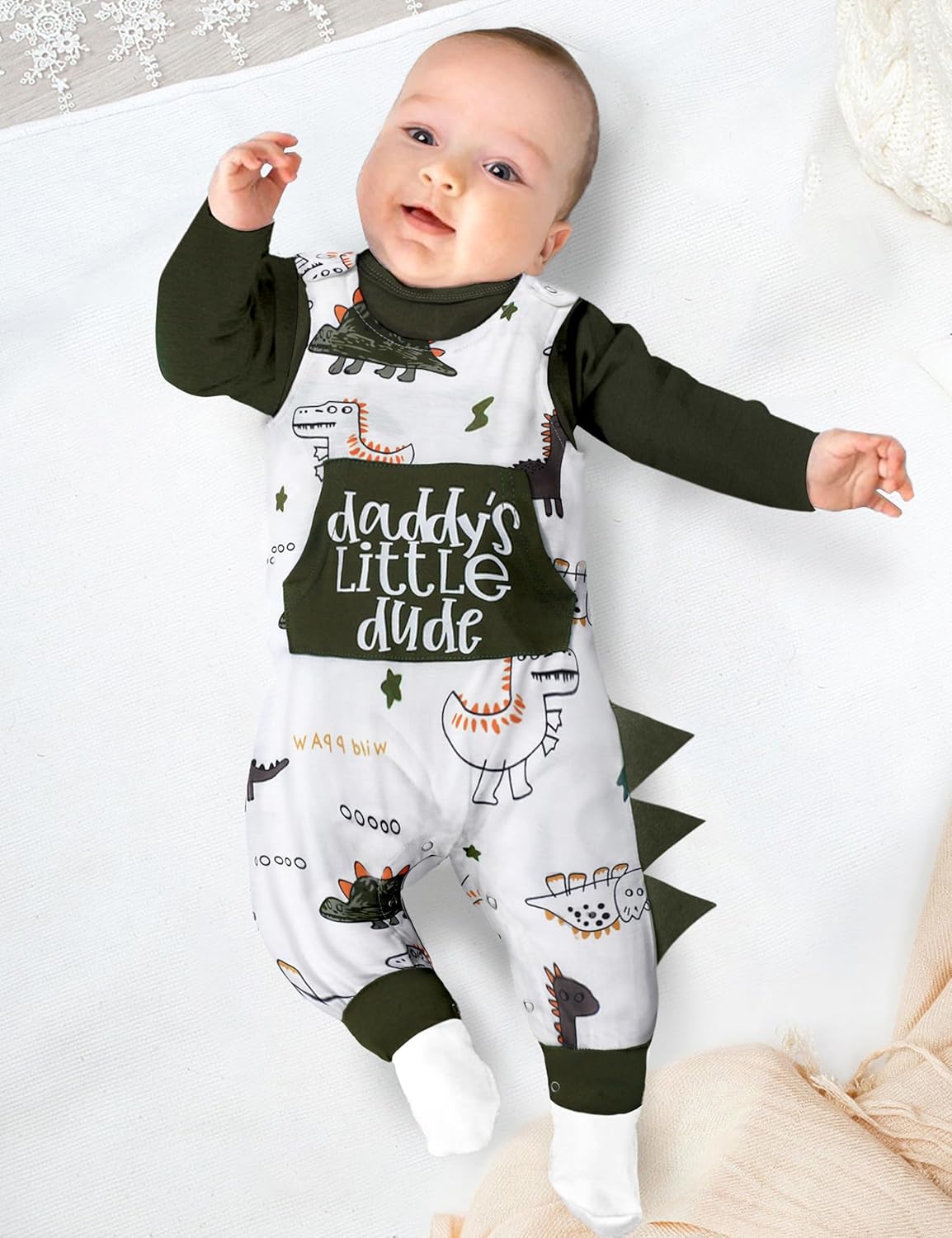 Baby Boys Dinosaur Outfit Set