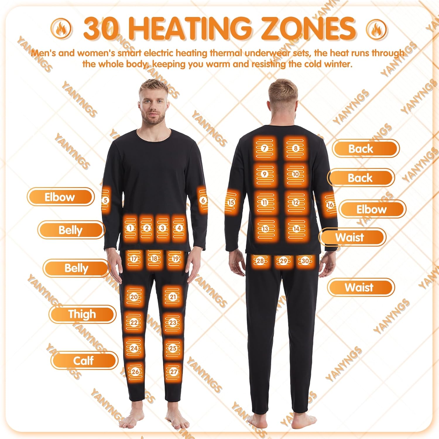 Warm Cozy Heating Underwear Set