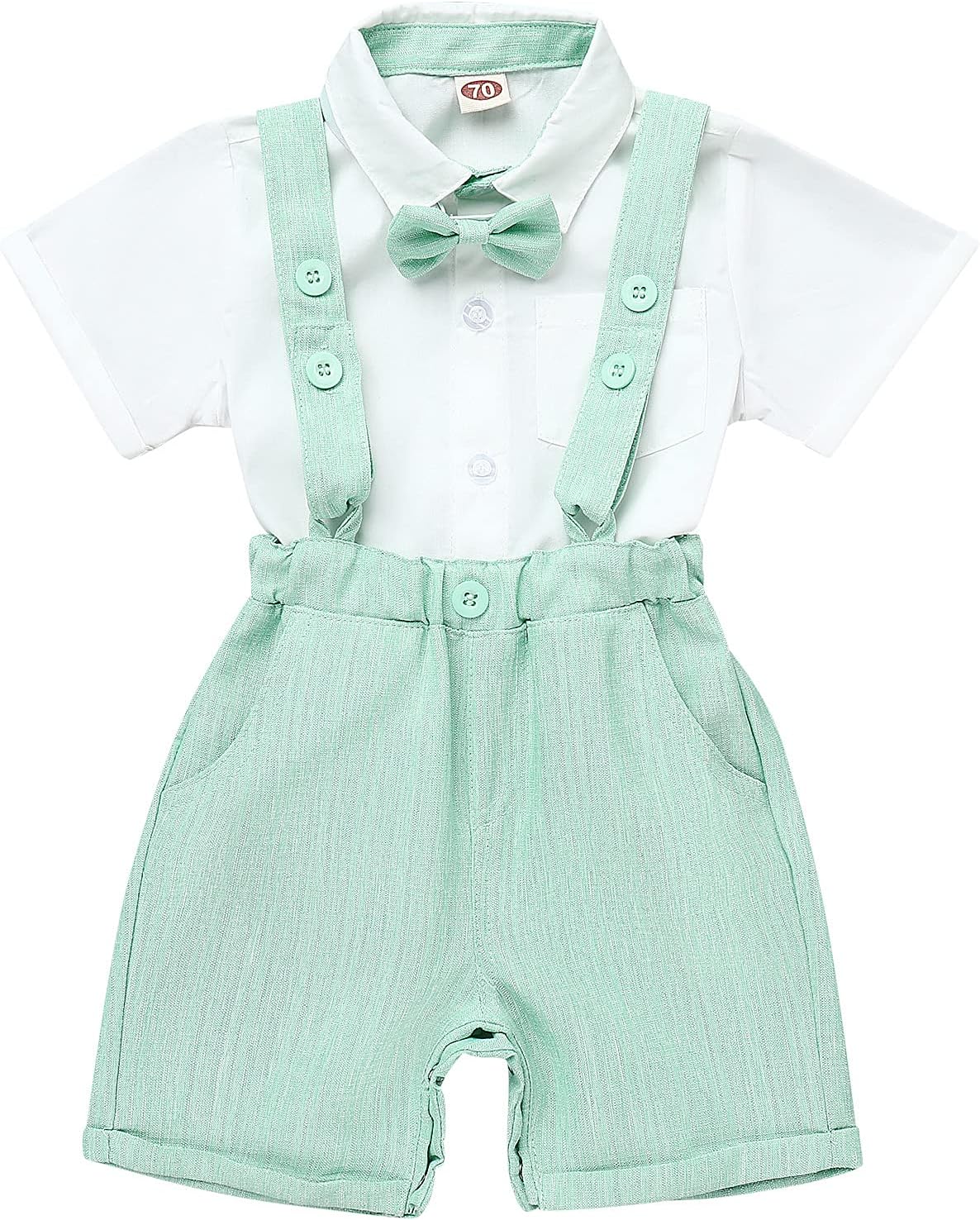 Elegant Baby Boys Tuxedo Formal Suit Set