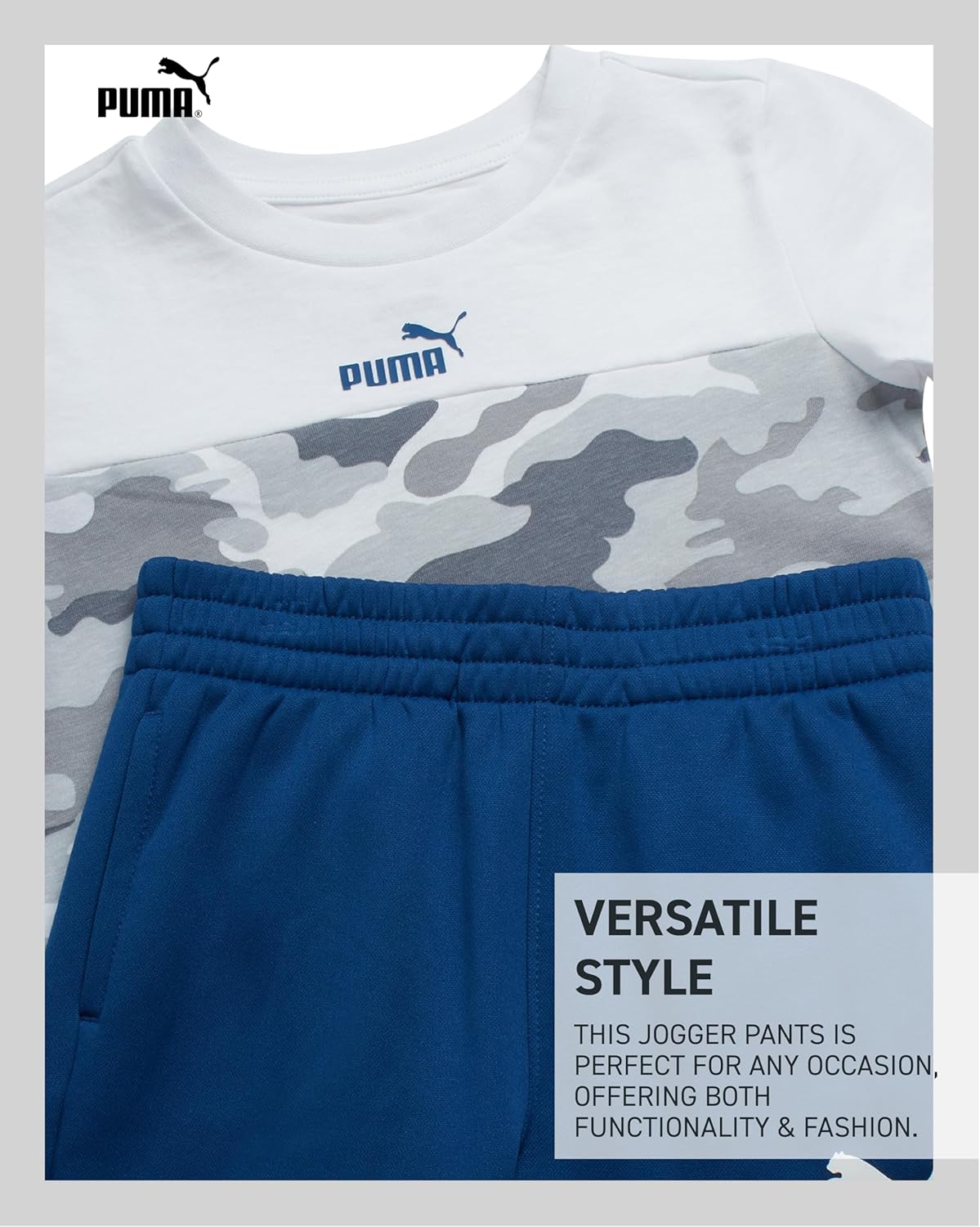 PUMA toddler boys active performance pant set