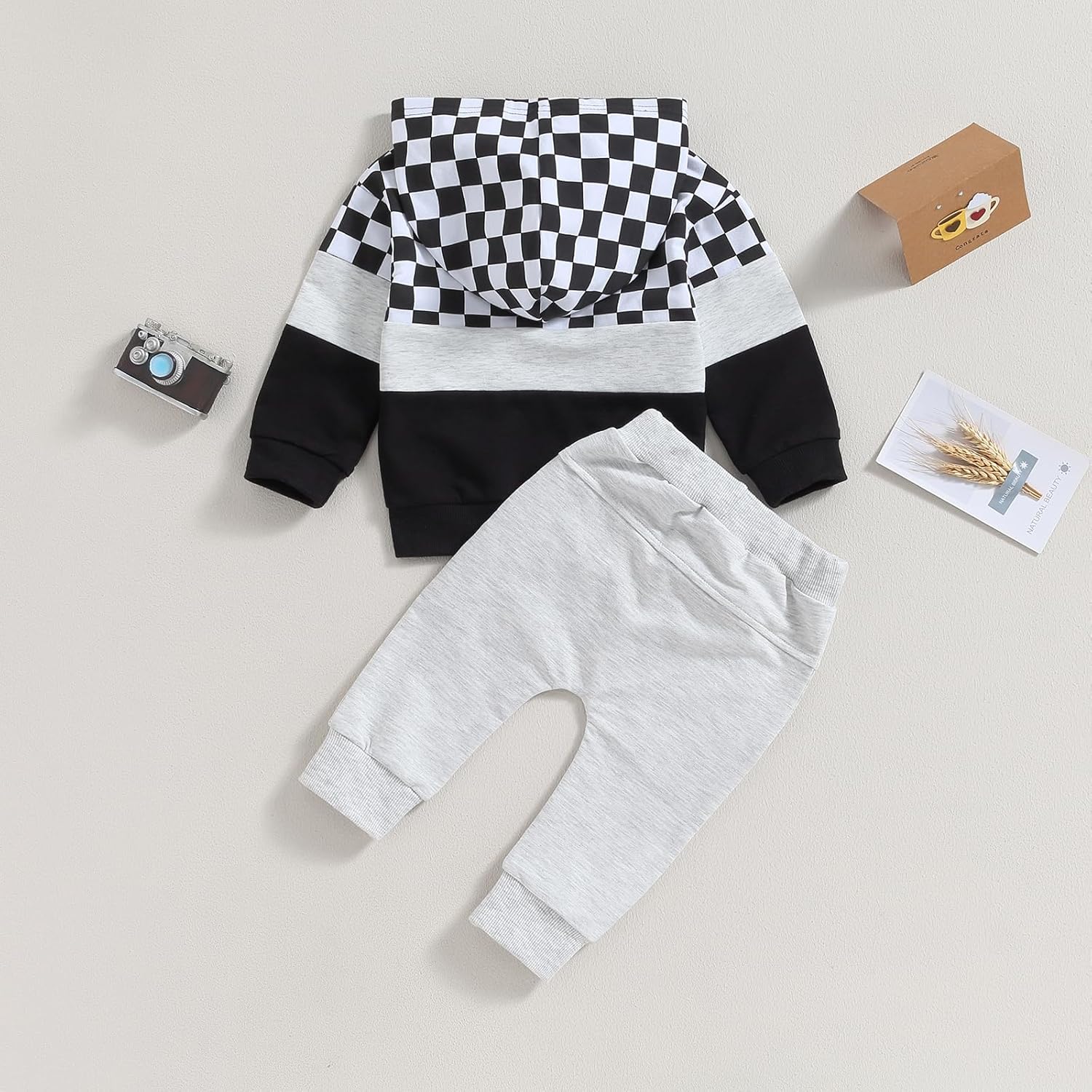 Trendy 2PK Toddler Boys Outfit - Fall Unique Design