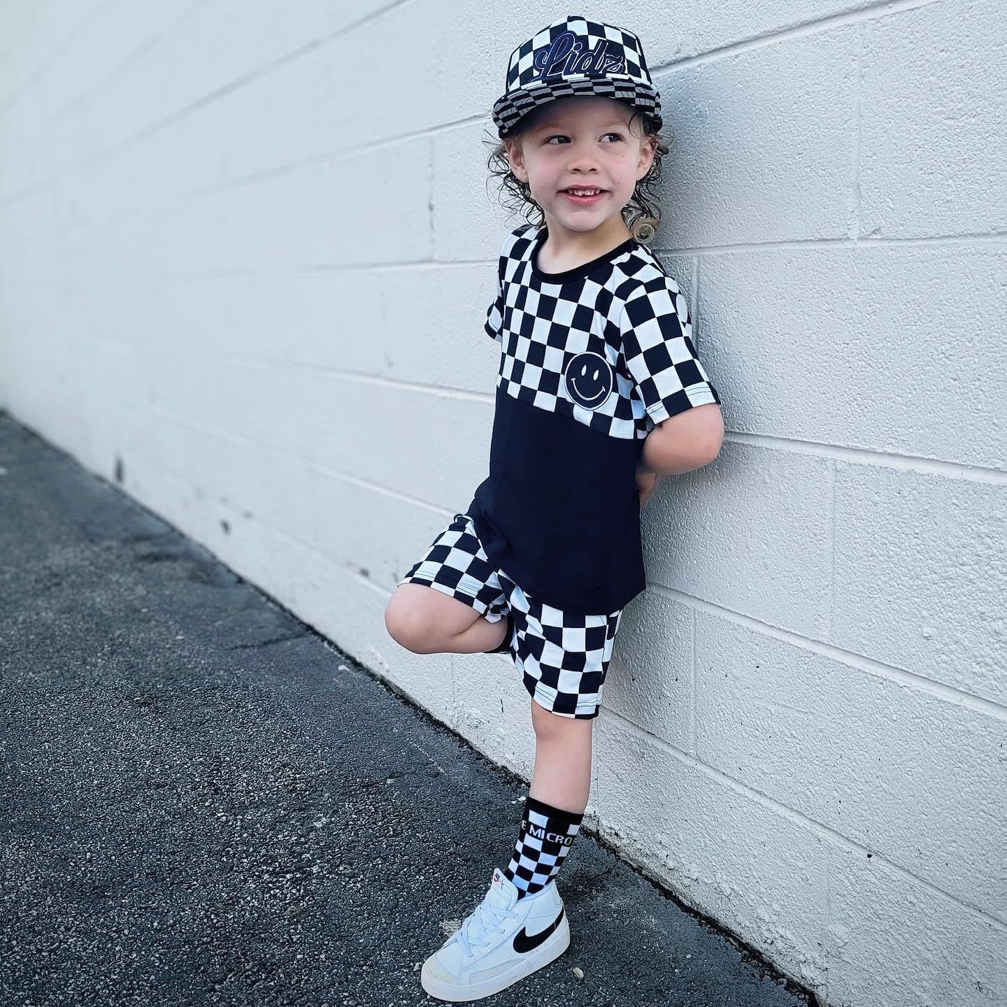 Karesoull Toddler Baby Boy Summer Clothes Set Checkered Action