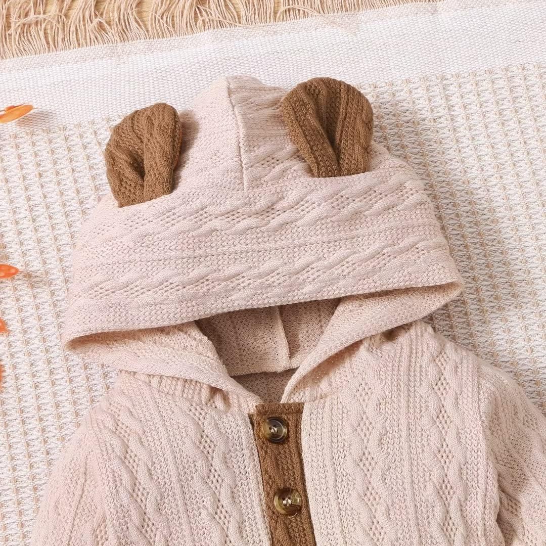 Tepuce Baby Boy Clothes Set - FallWinter Romper Pants